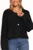 Albertine Cardigan - Black sold by Petal & Pup
