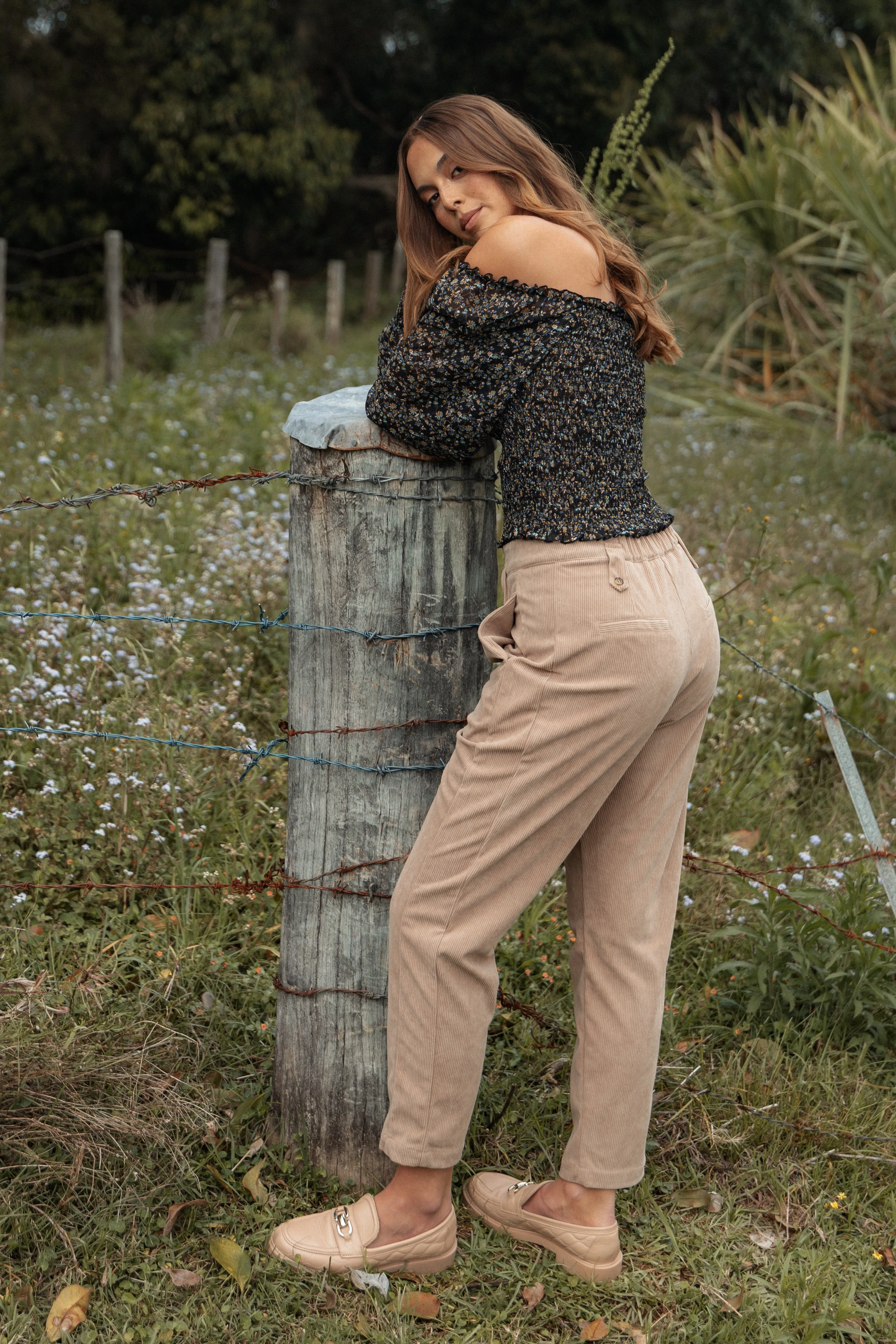 Jones Cord Pant - Brown sold by Petal & Pup