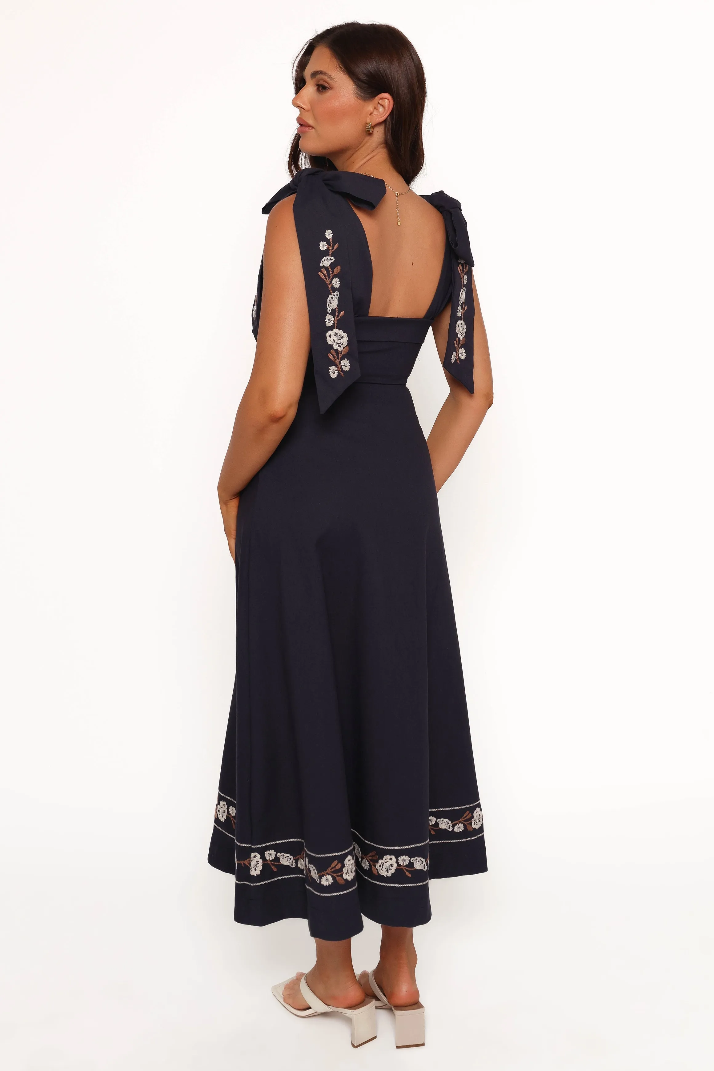 Marcella Midi Dress - Navy sold by Petal & Pup product image thumbnail 4