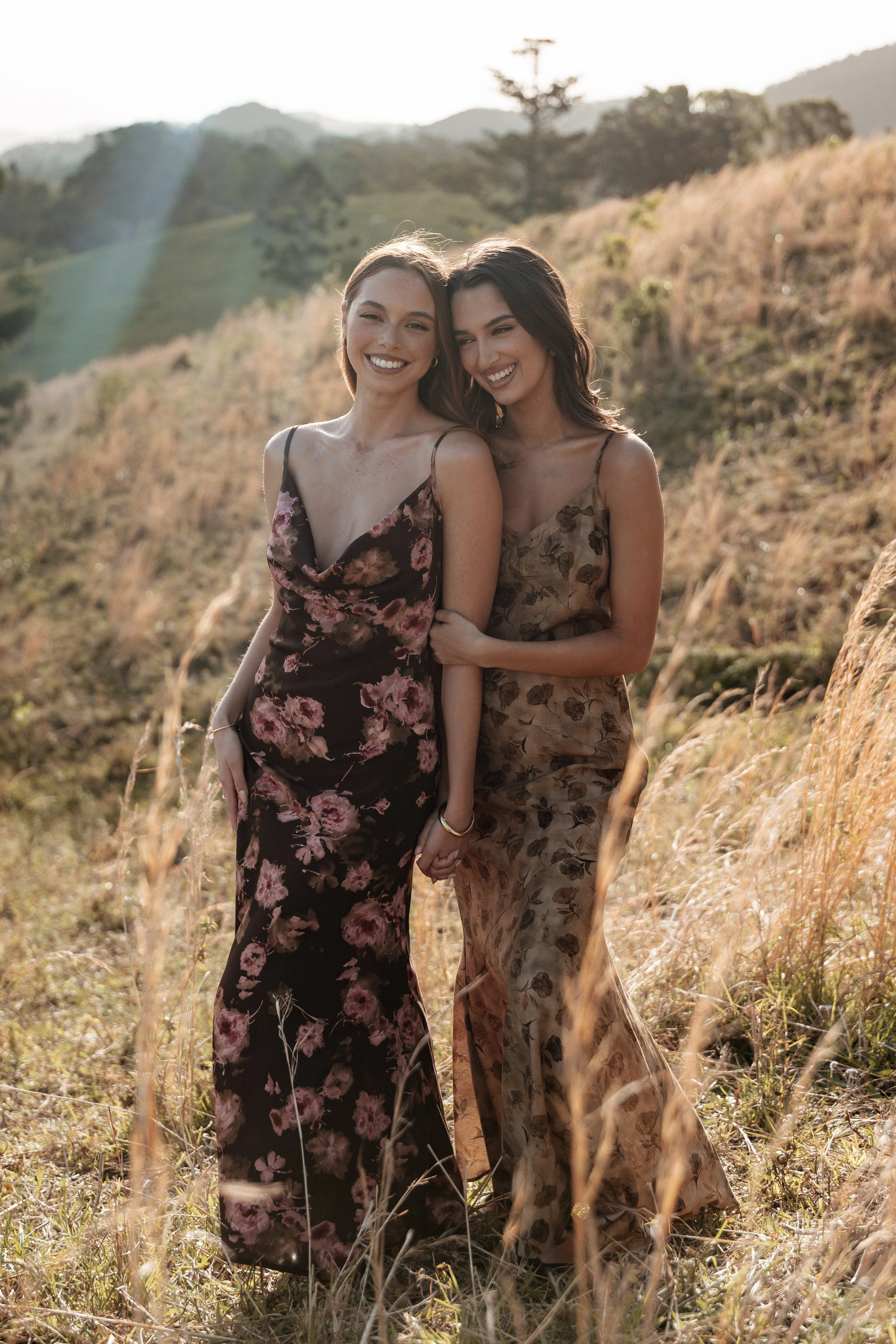 Fia Midi Dress - Tan Floral sold by Petal & Pup product image thumbnail 2