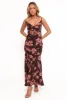 Enya Maxi Dress - Chocolate Floral sold by Petal & Pup