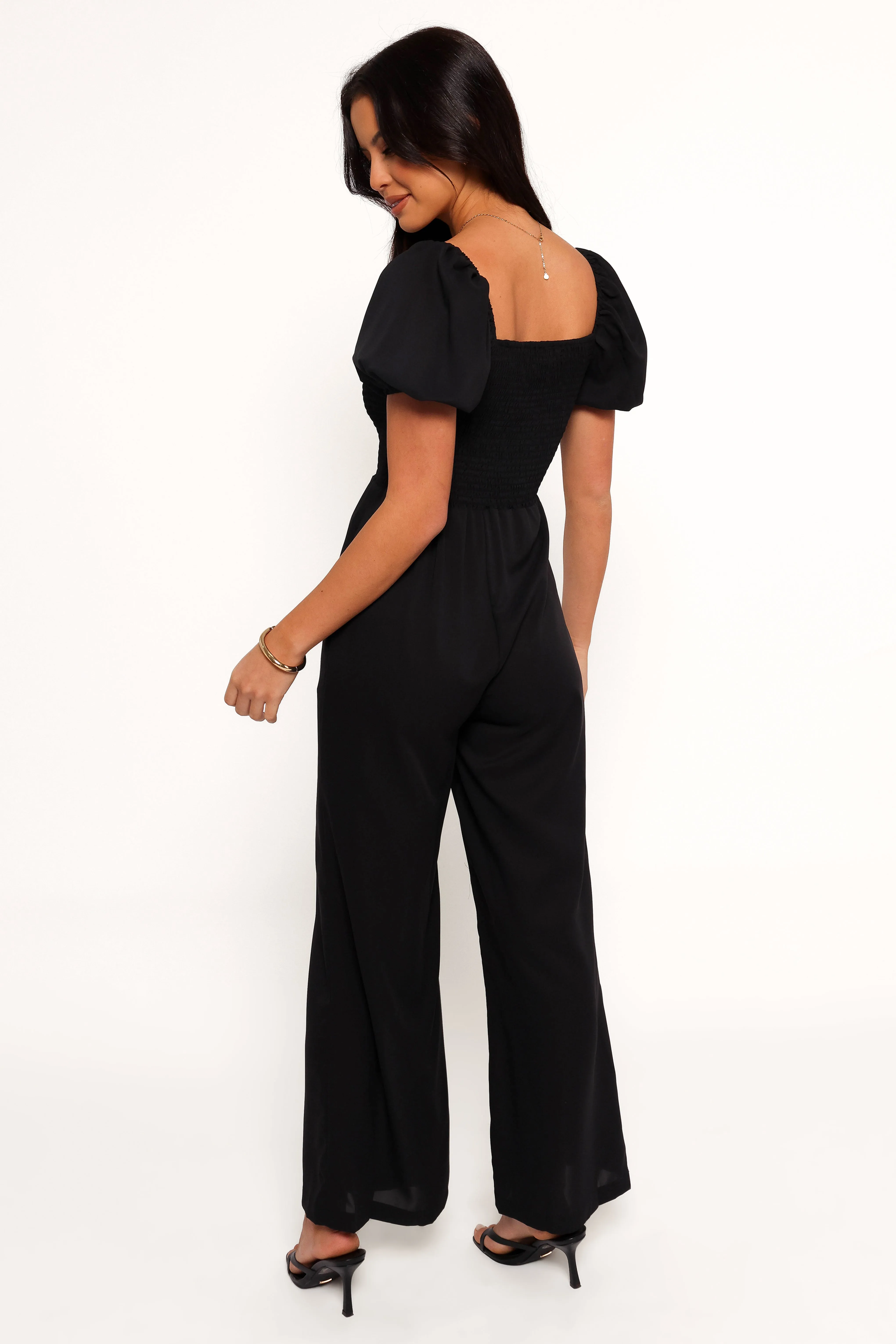 Jolene Jumpsuit - Black sold by Petal & Pup