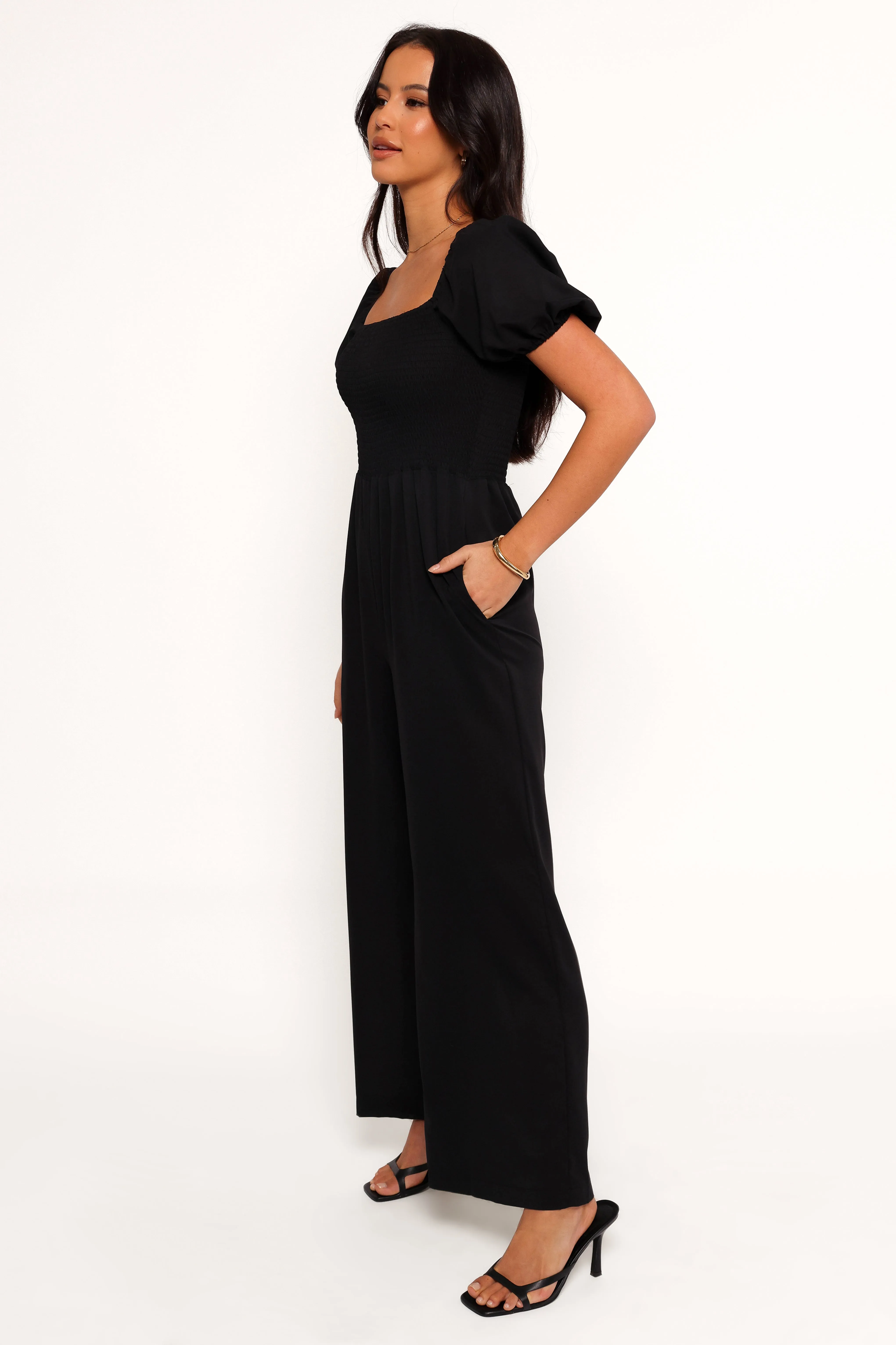Jolene Jumpsuit - Black sold by Petal & Pup product image thumbnail 4