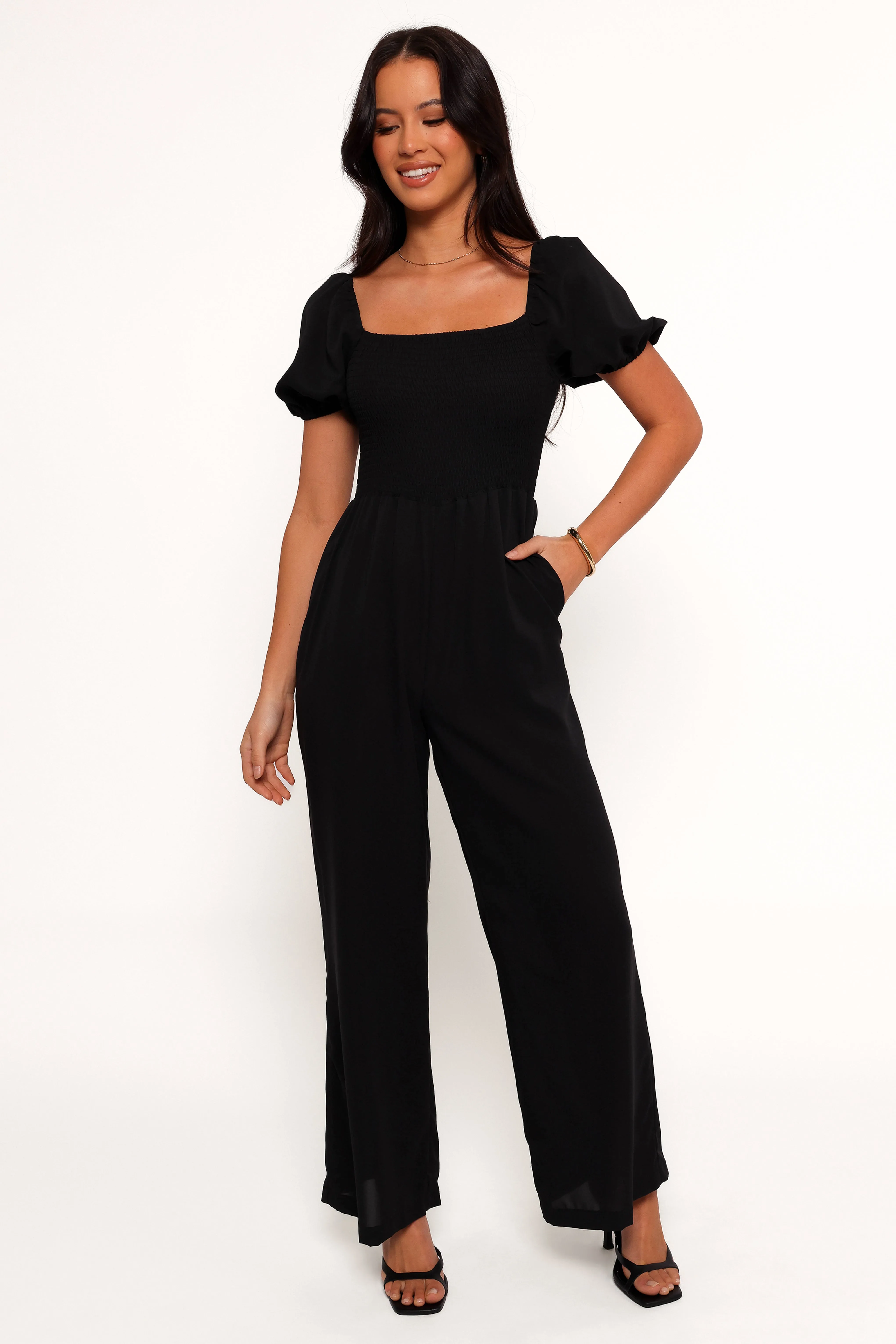Jolene Jumpsuit - Black sold by Petal & Pup product image thumbnail 2