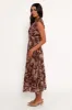 Delphine Maxi Dress - Brown Floral sold by Petal & Pup