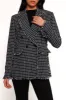 Rocco Hem Blazer - Black/White sold by Petal & Pup