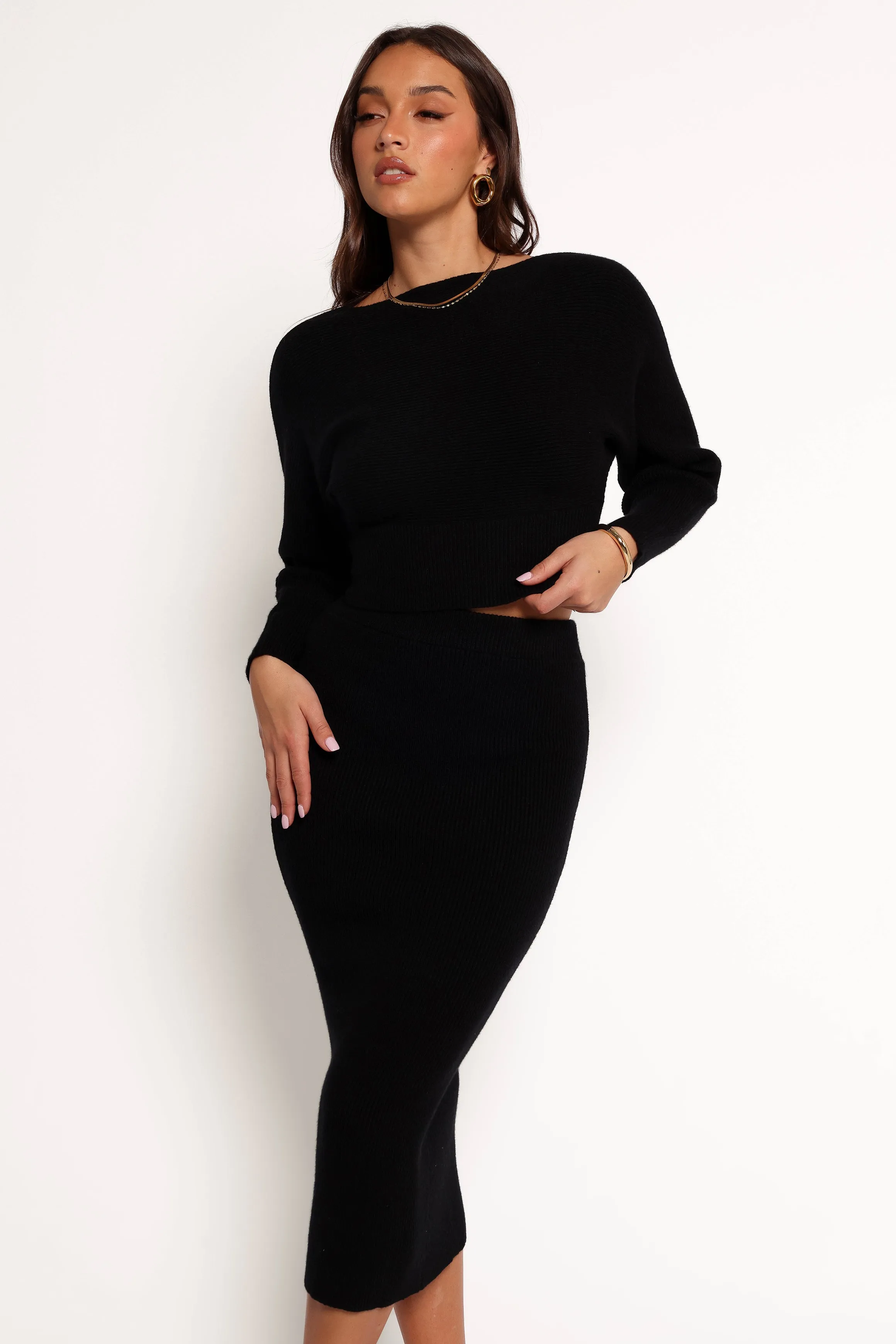 Serena Knitted Set - Black sold by Petal & Pup product image thumbnail 2