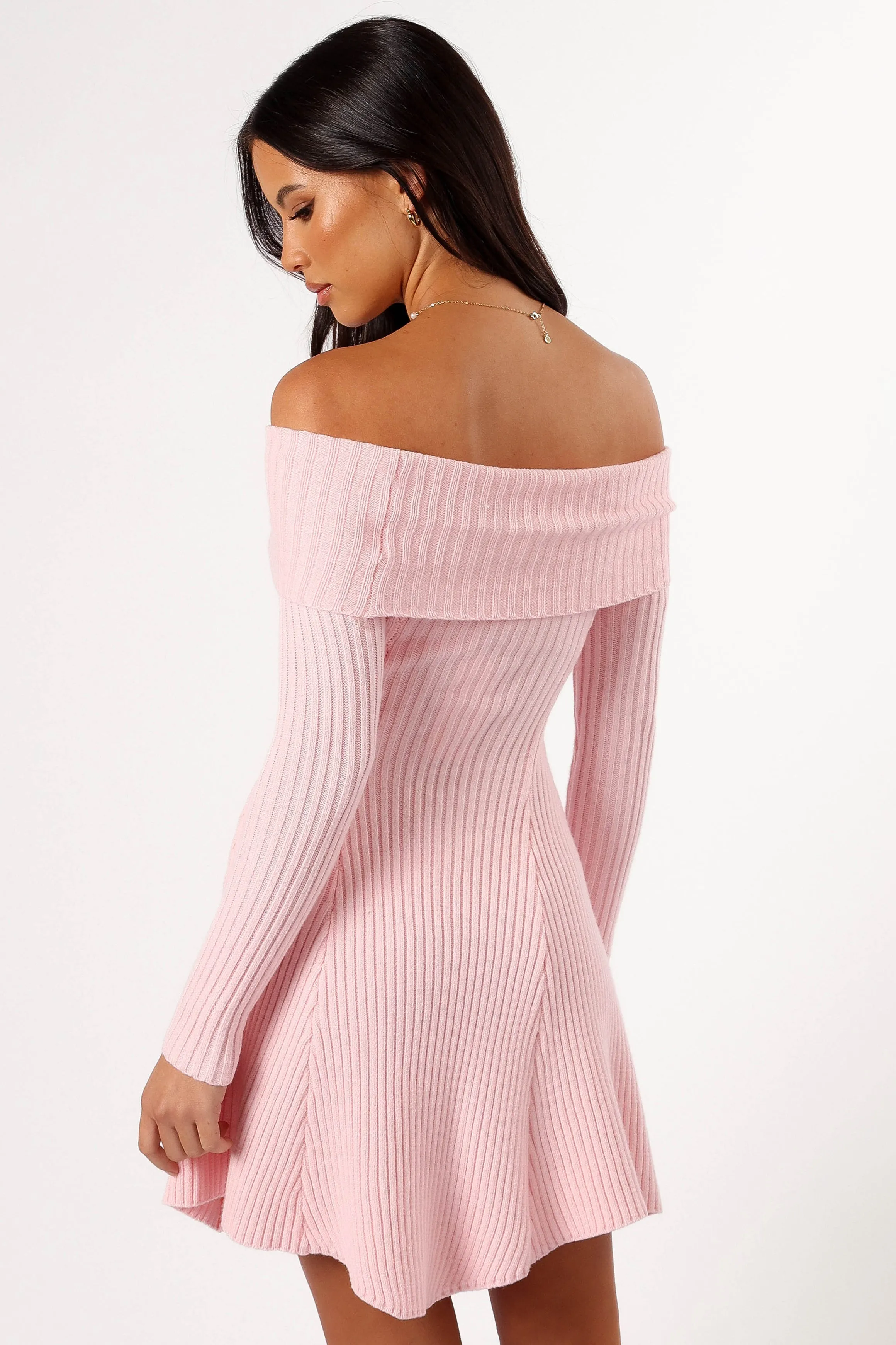Francisco Long Sleeve Mini Dress - Pink sold by Petal & Pup product image thumbnail 4