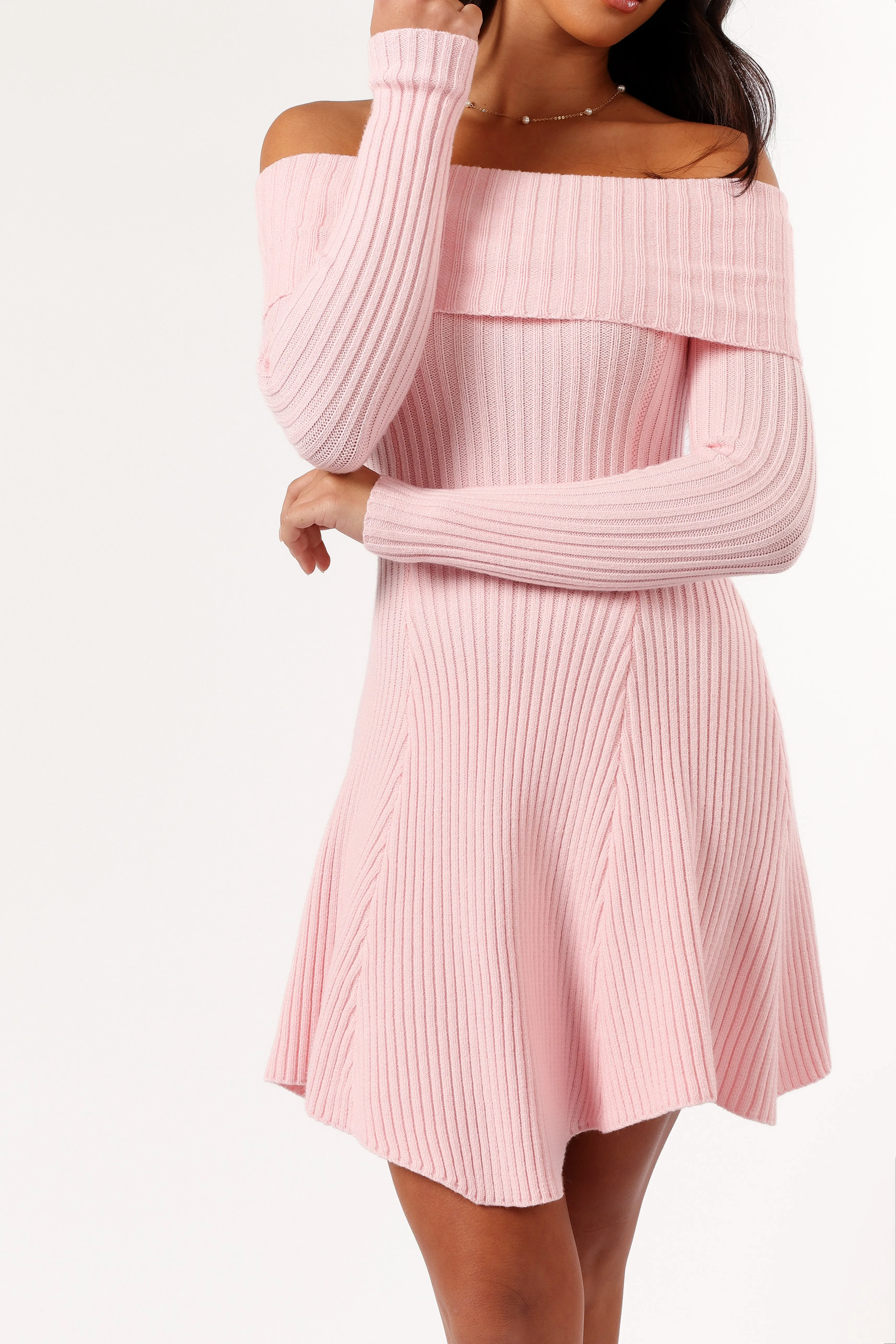 Francisco Long Sleeve Mini Dress - Pink sold by Petal & Pup product image thumbnail 2