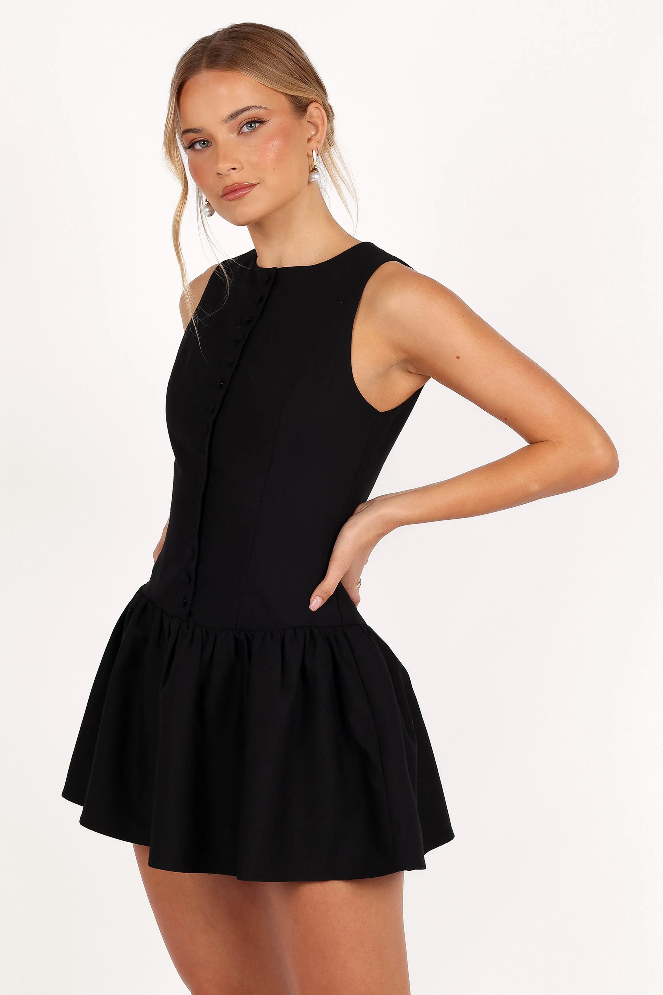 Ruth Mini Dress - Black sold by Petal & Pup product image thumbnail 3