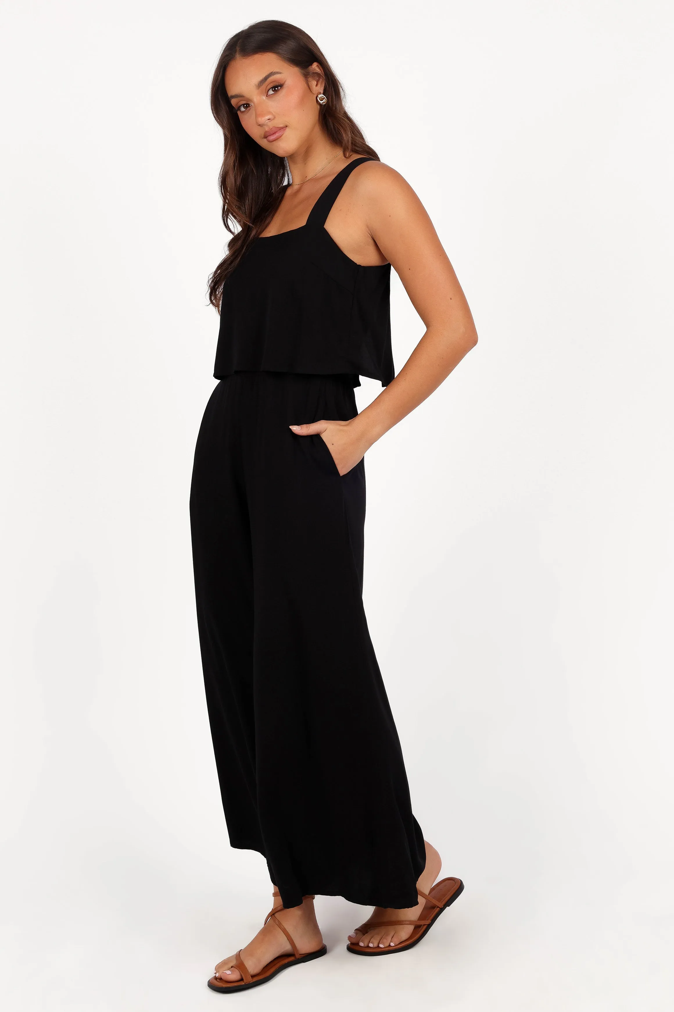 Delia Jumpsuit - Black sold by Petal & Pup product image thumbnail 3