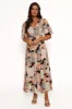 Tiarni Maxi Dress - Black Floral sold by Petal & Pup