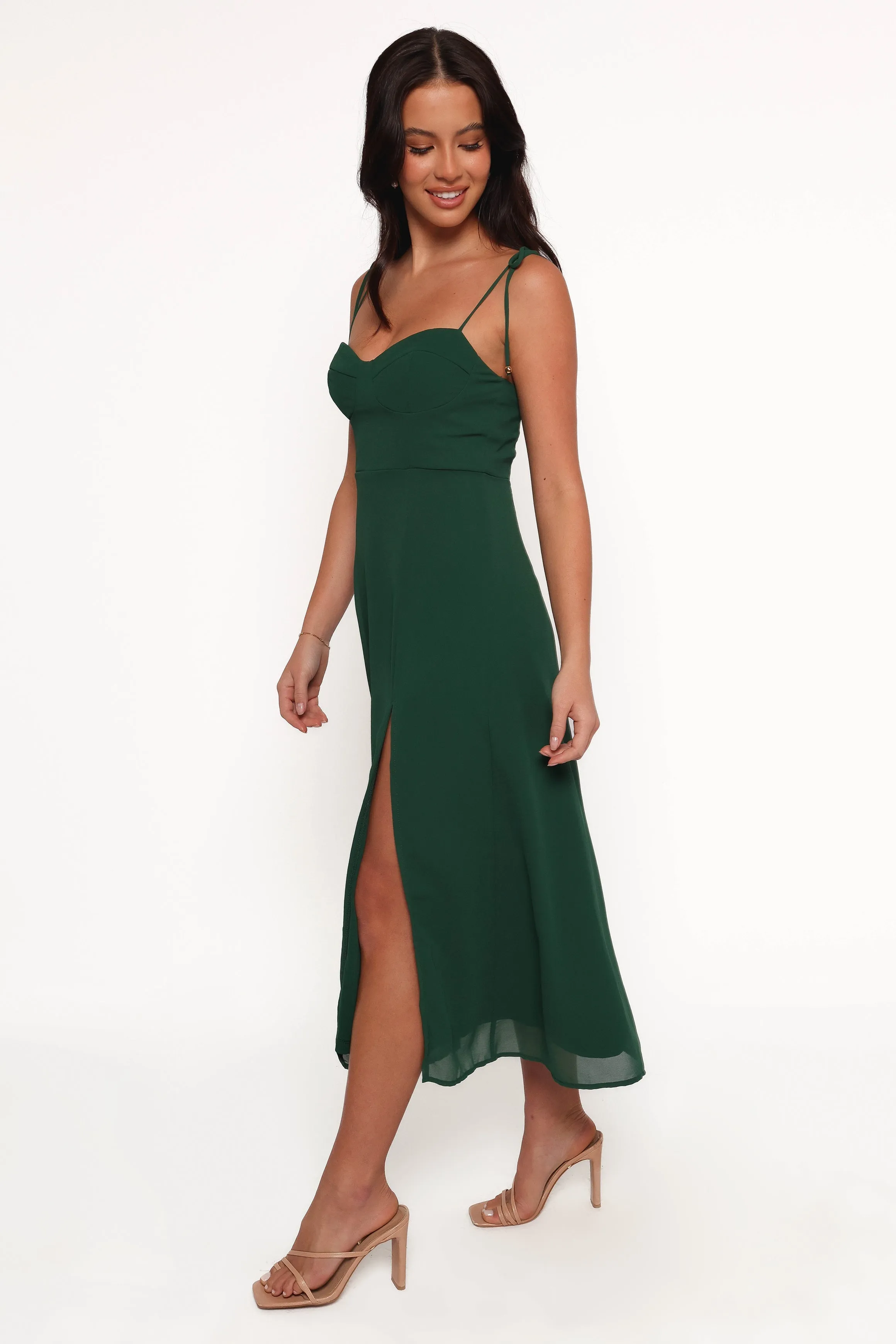 Meg Dress - Emerald sold by Petal & Pup product image thumbnail 3