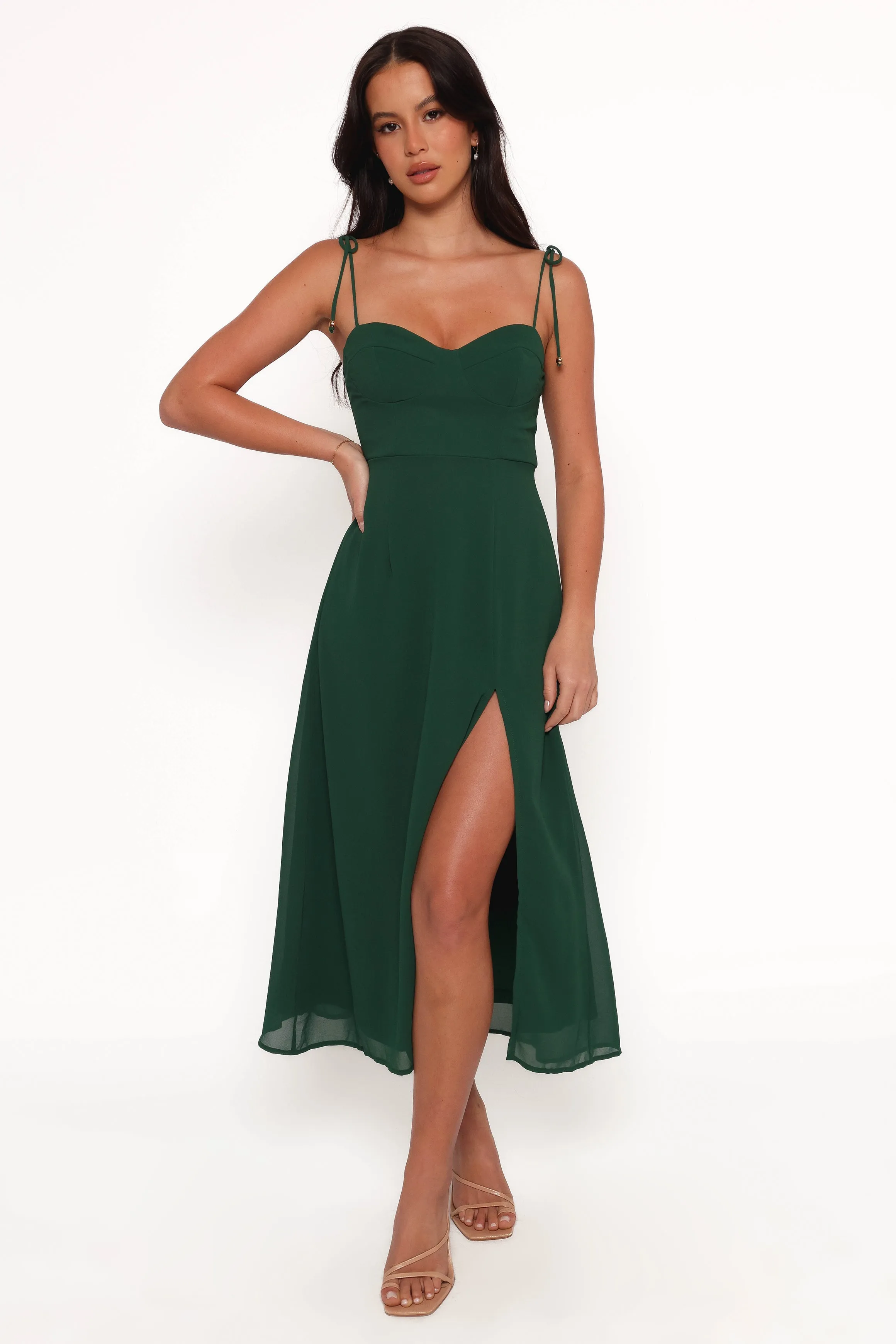 Meg Dress - Emerald sold by Petal & Pup product image thumbnail 2