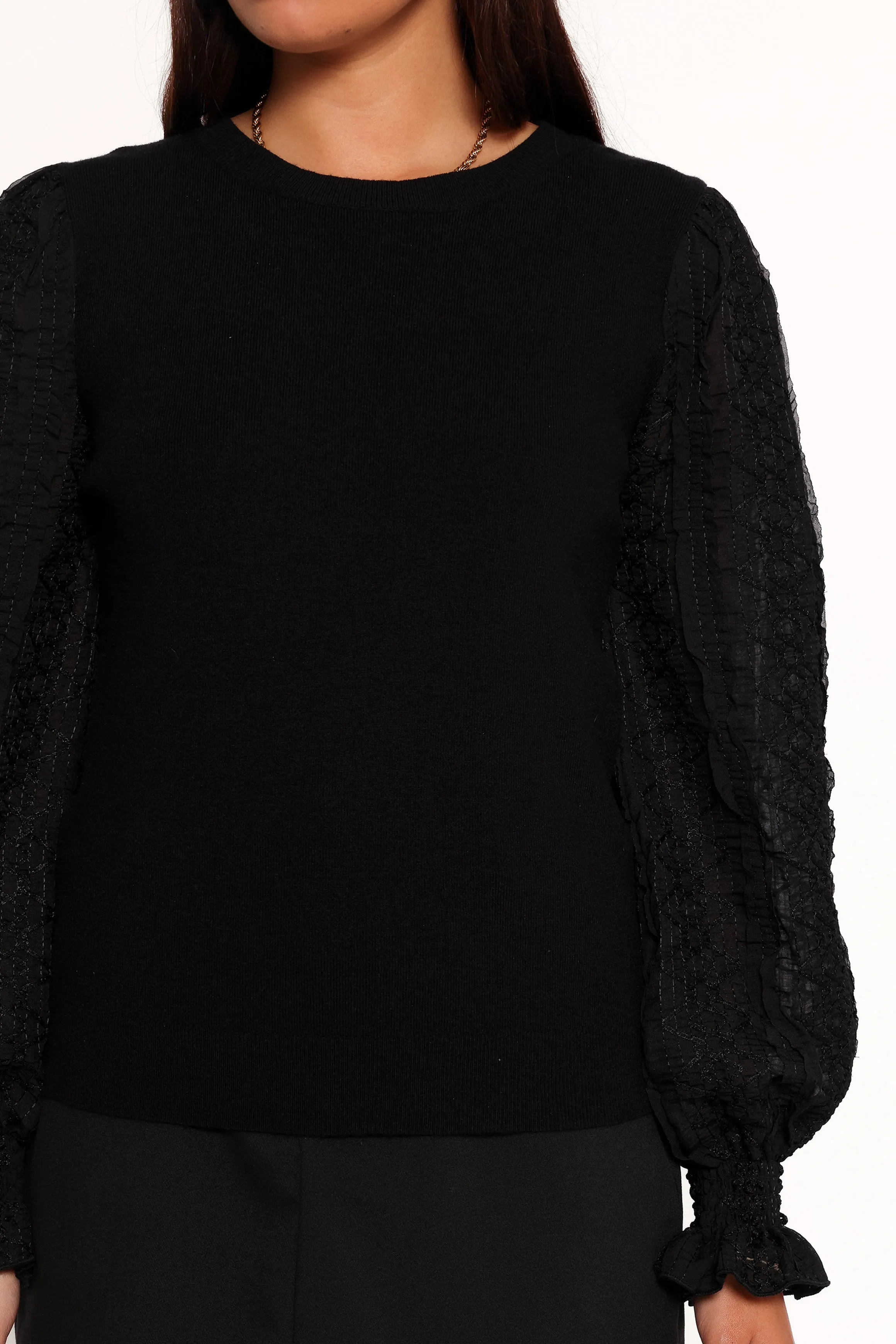 Misah Long Sleeve Top - Black sold by Petal & Pup product image thumbnail 3