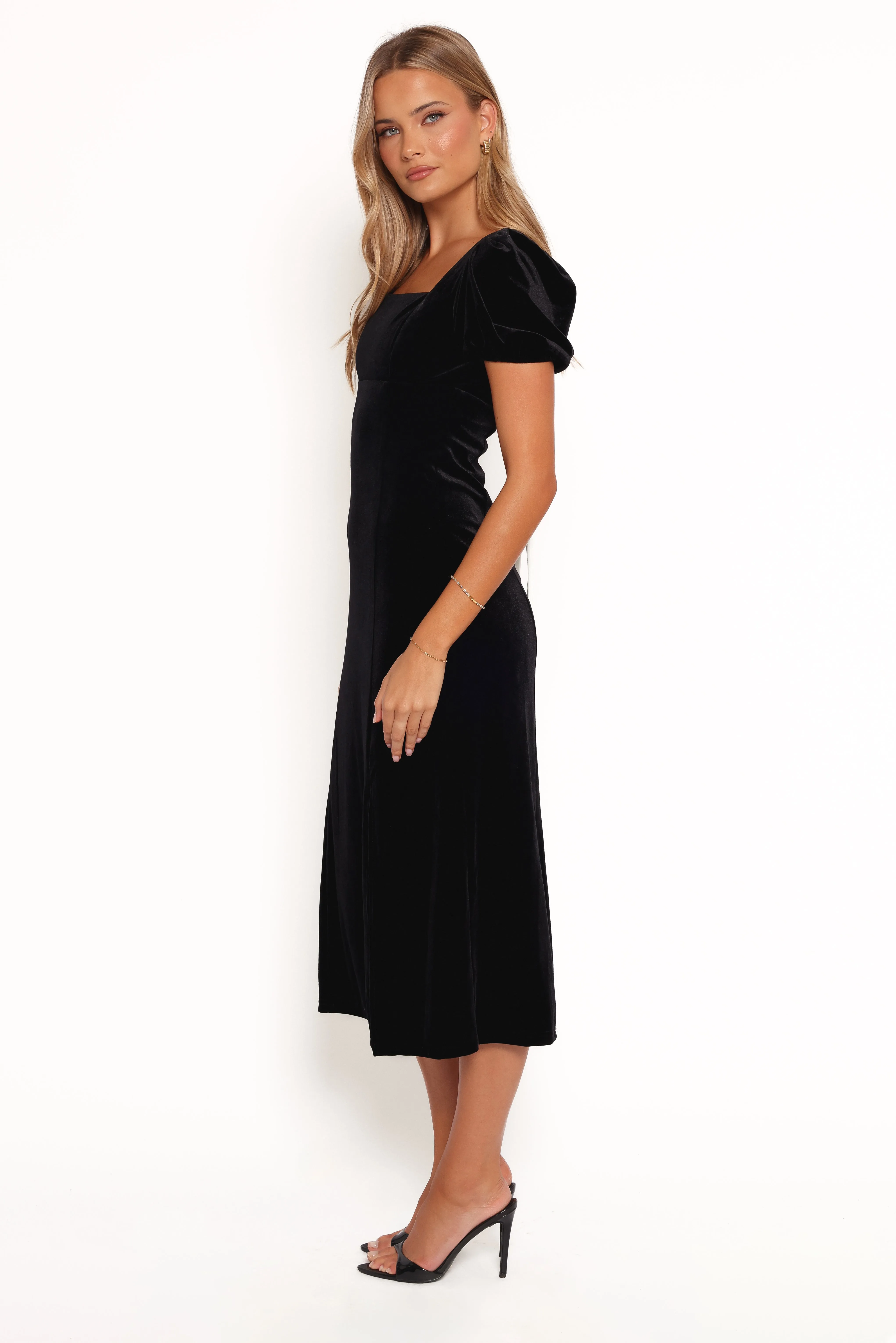 Quinnie Midi Dress - Black sold by Petal & Pup product image thumbnail 4