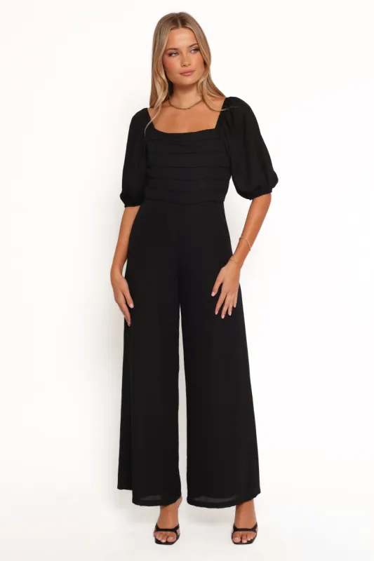 Mercer Jumpsuit - Black sold by Petal & Pup