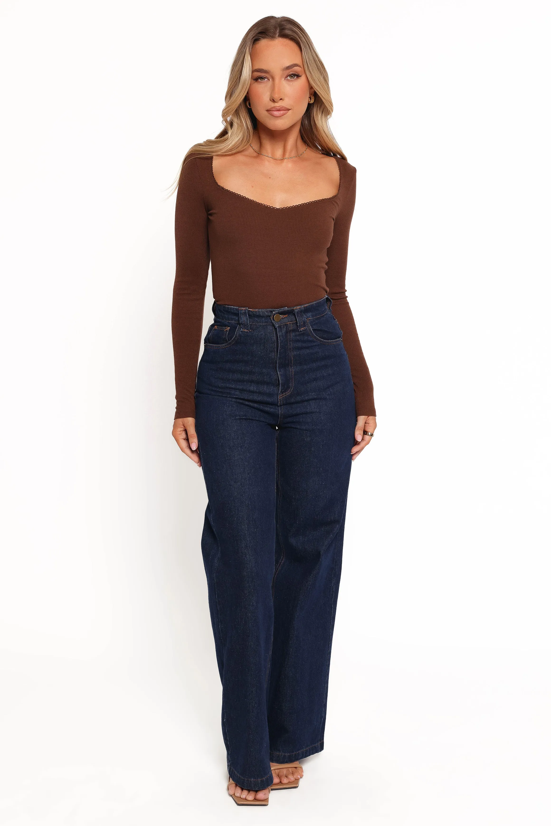 Verona Knit Top - Brown sold by Petal & Pup product image thumbnail 5