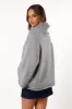 Bindy Cowlneck Knit Sweater - Grey Marle sold by Petal & Pup