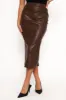 Colby Midi Skirt - Brown sold by Petal & Pup