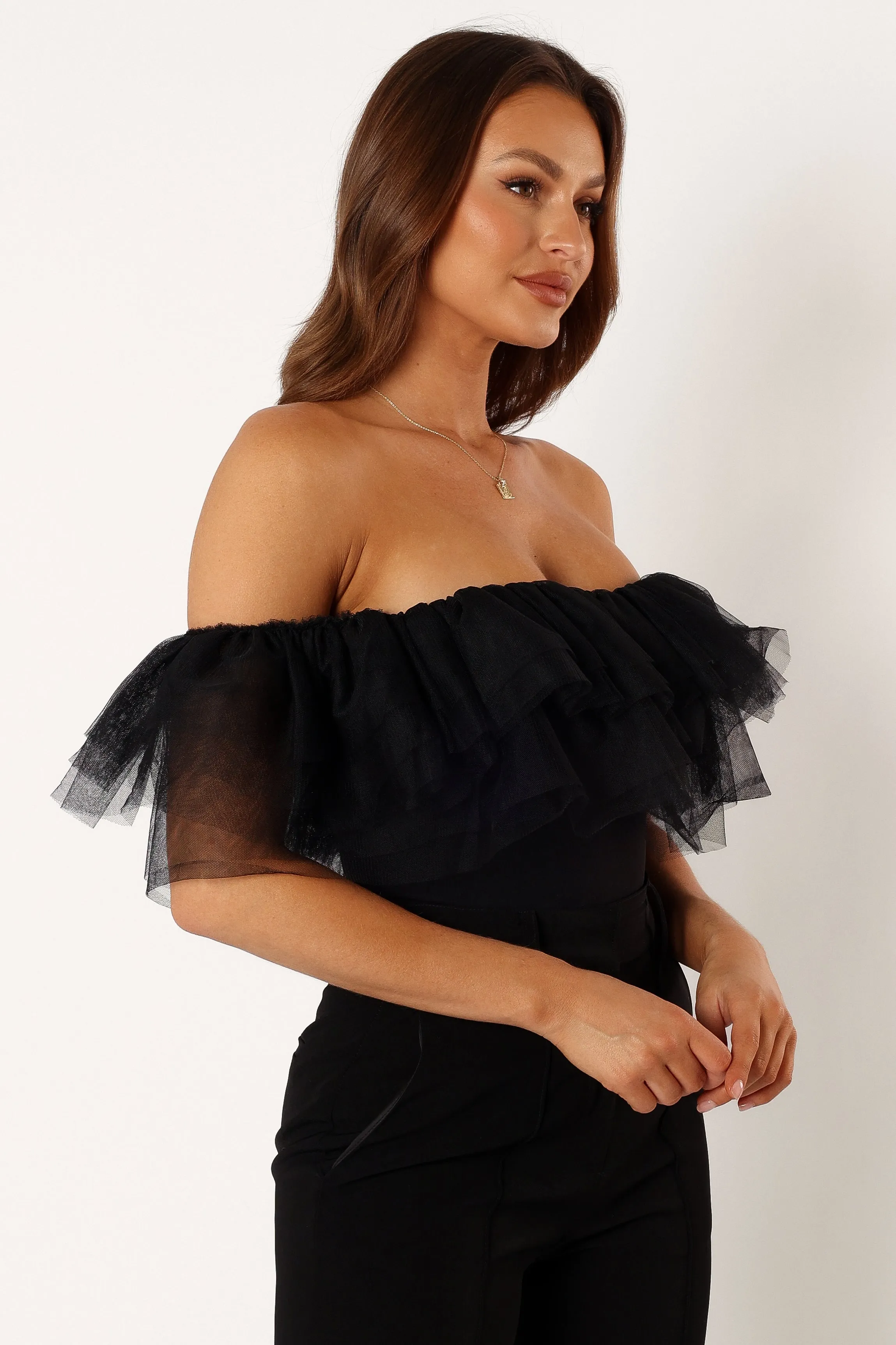 Dae Off Shoulder Bodysuit - Black sold by Petal & Pup product image thumbnail 5