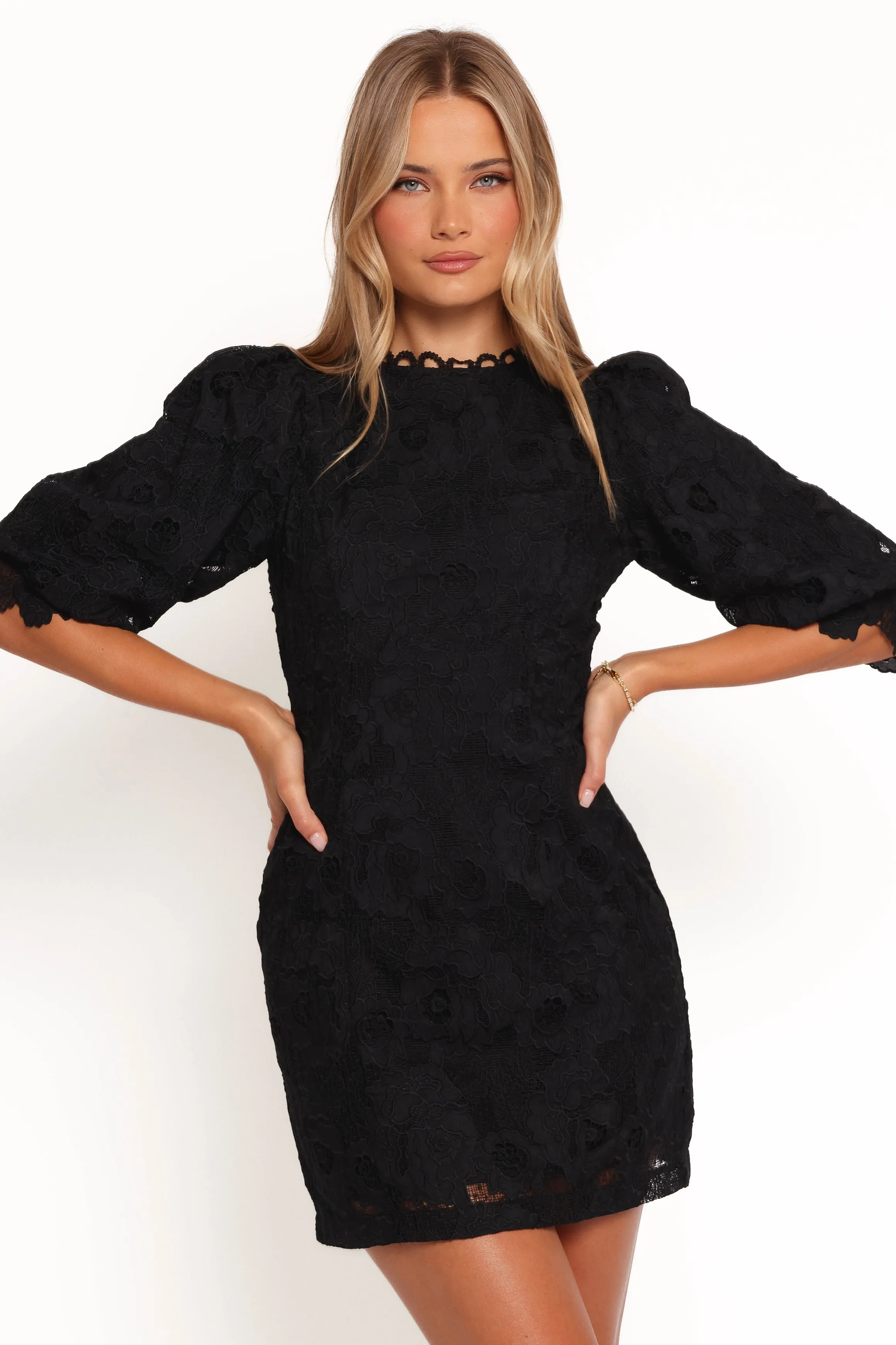 Catherine Mini Dress - Black sold by Petal & Pup product image thumbnail 2