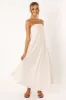 Soph Strapless Maxi Dress - White sold by Petal & Pup