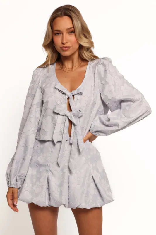 Stevie Two Piece Set - Dusty Blue sold by Petal & Pup