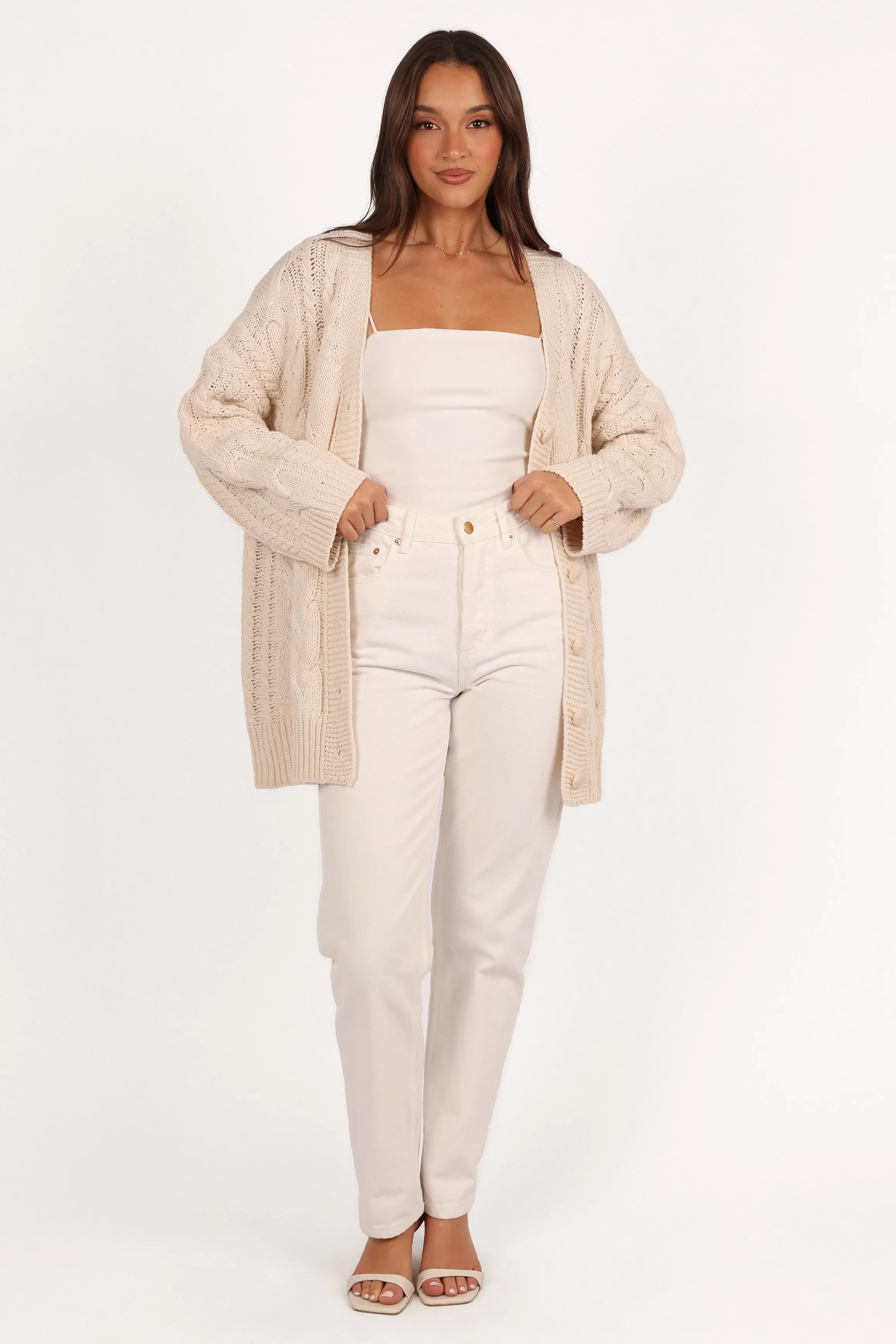 Monique Cardigan - Cream sold by Petal & Pup product image thumbnail 2
