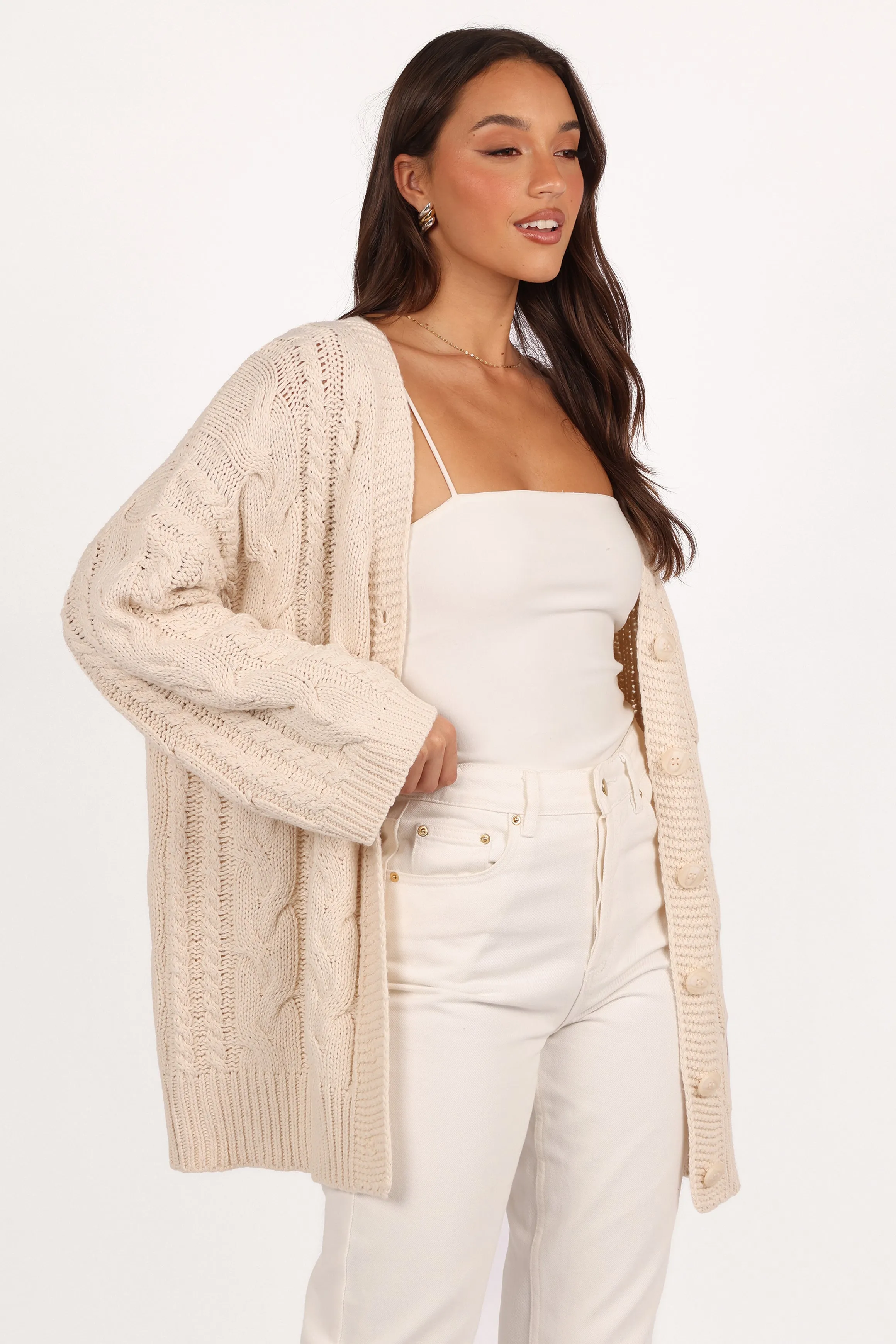 Monique Cardigan - Cream sold by Petal & Pup product image thumbnail 5