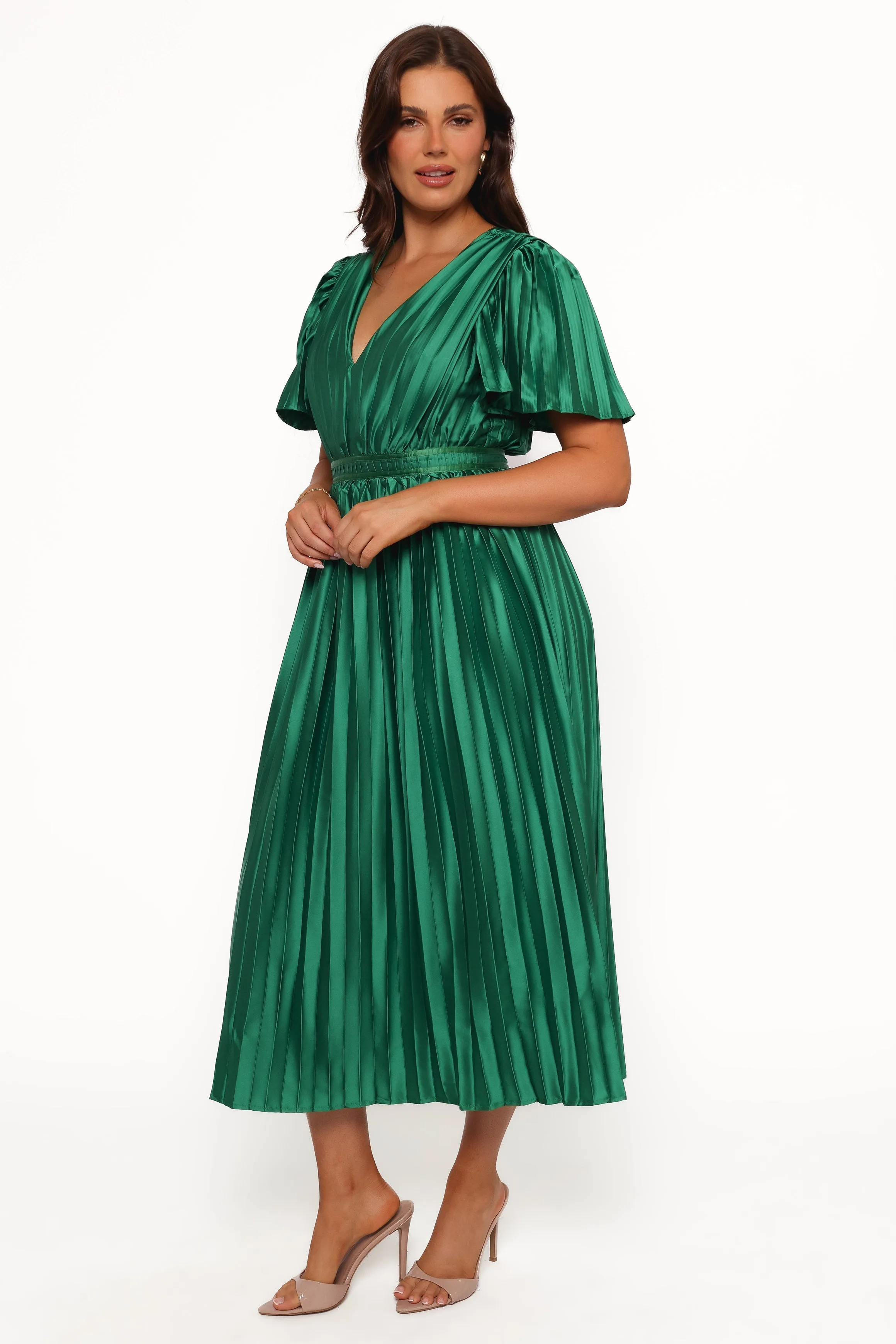 Keelah Midi Dress - Emerald Green sold by Petal & Pup product image thumbnail 3