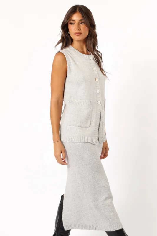 Kaplan Knitted Set - Grey sold by Petal & Pup