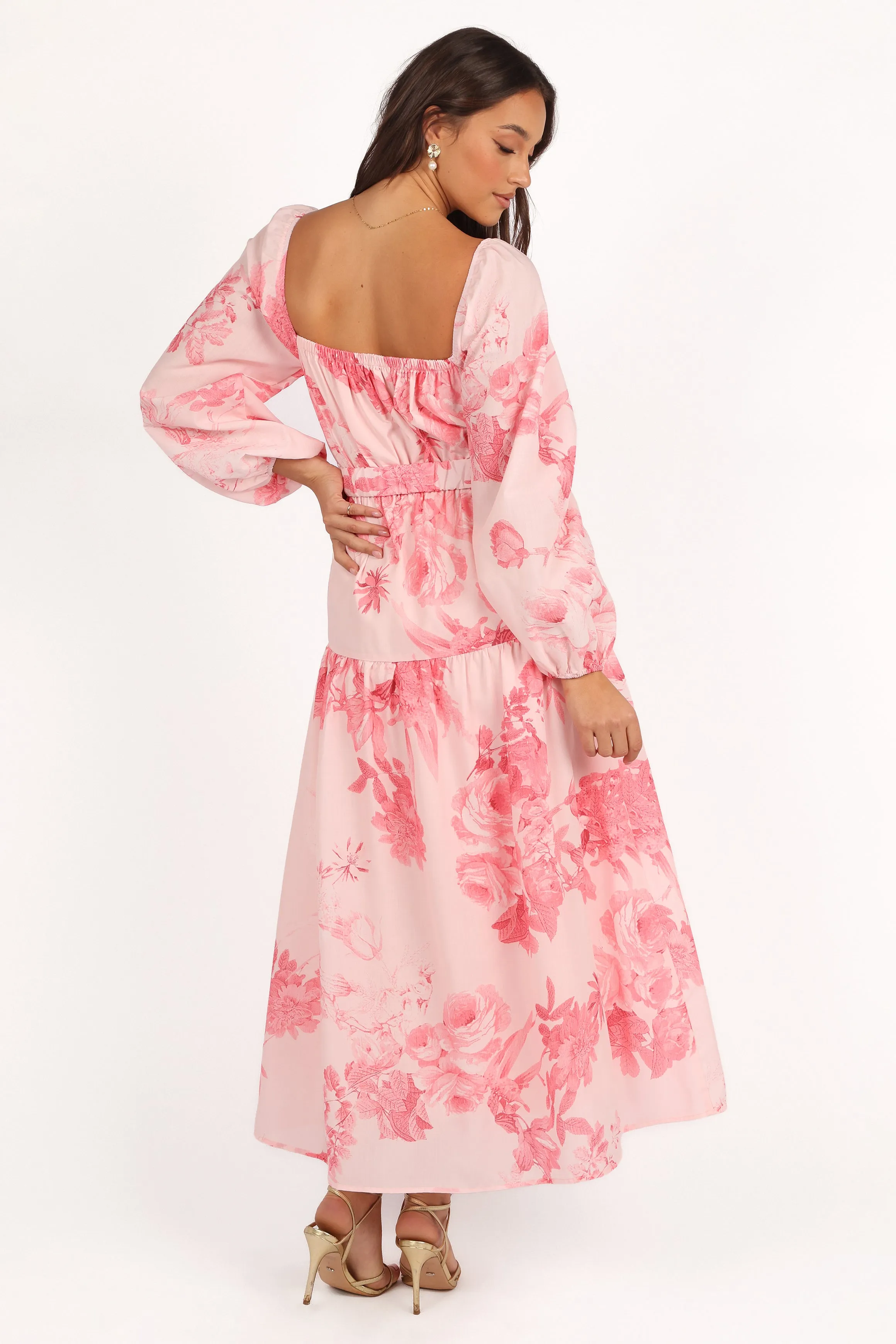 Sharine Long Sleeve Dress - Pink Floral sold by Petal & Pup product image thumbnail 3