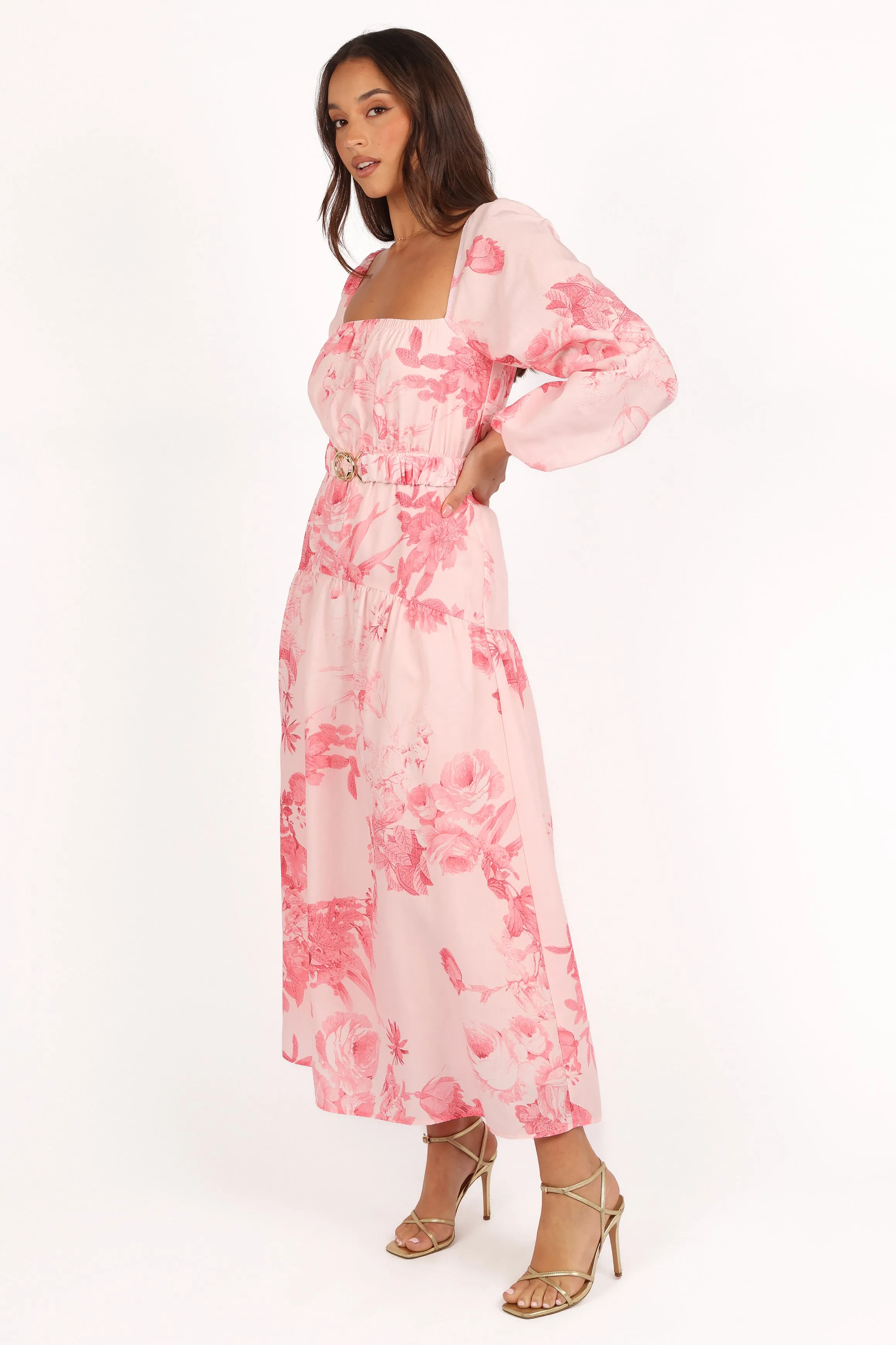 Sharine Long Sleeve Dress - Pink Floral sold by Petal & Pup product image thumbnail 2