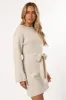 Lucca Mini Sweater Dress - Bone sold by Petal & Pup