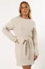 Lucca Mini Sweater Dress - Bone sold by Petal & Pup