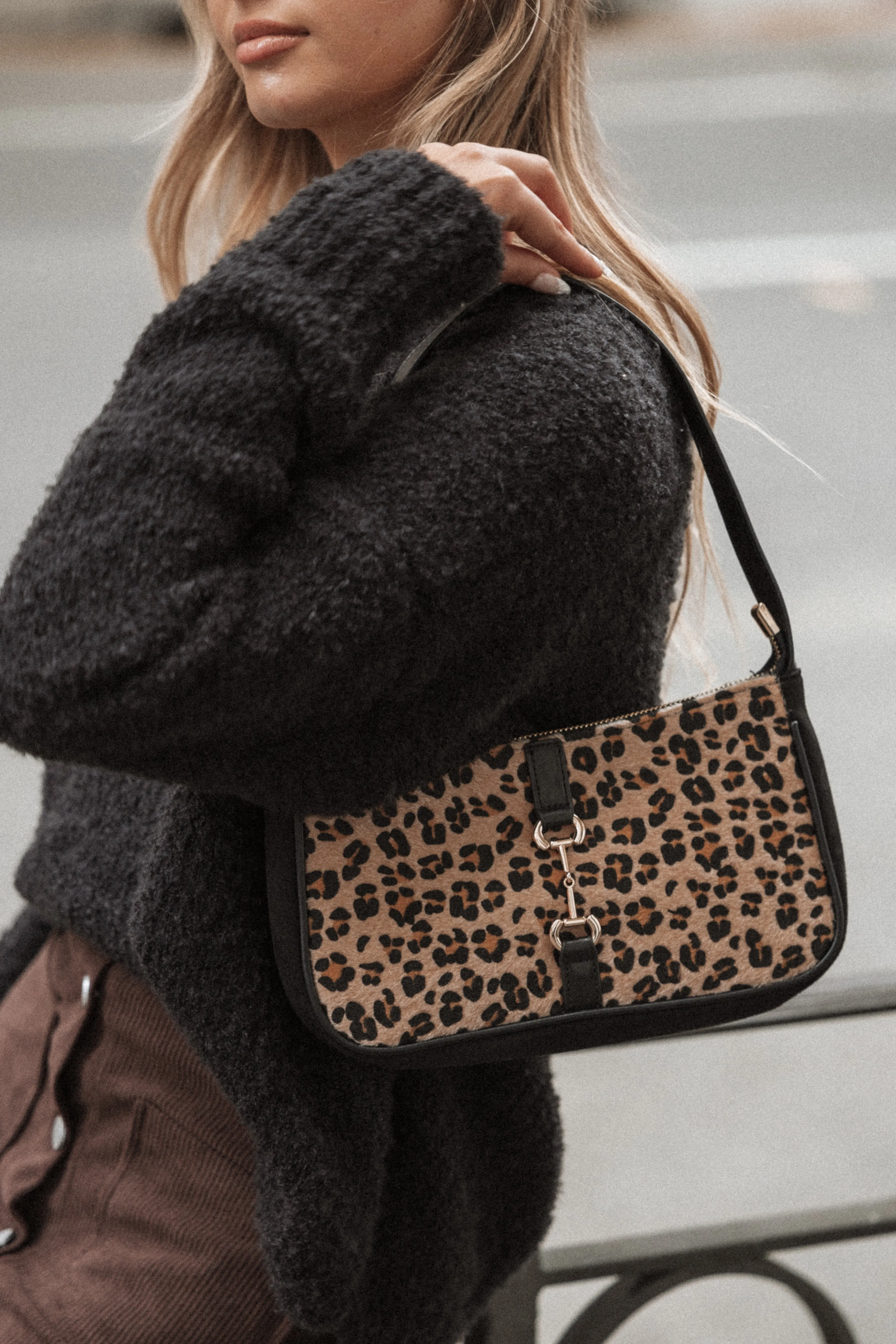 Natty Handbag - Leopard sold by Petal & Pup