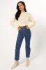 Watton Stripe Knit Sweater - Cream sold by Petal & Pup