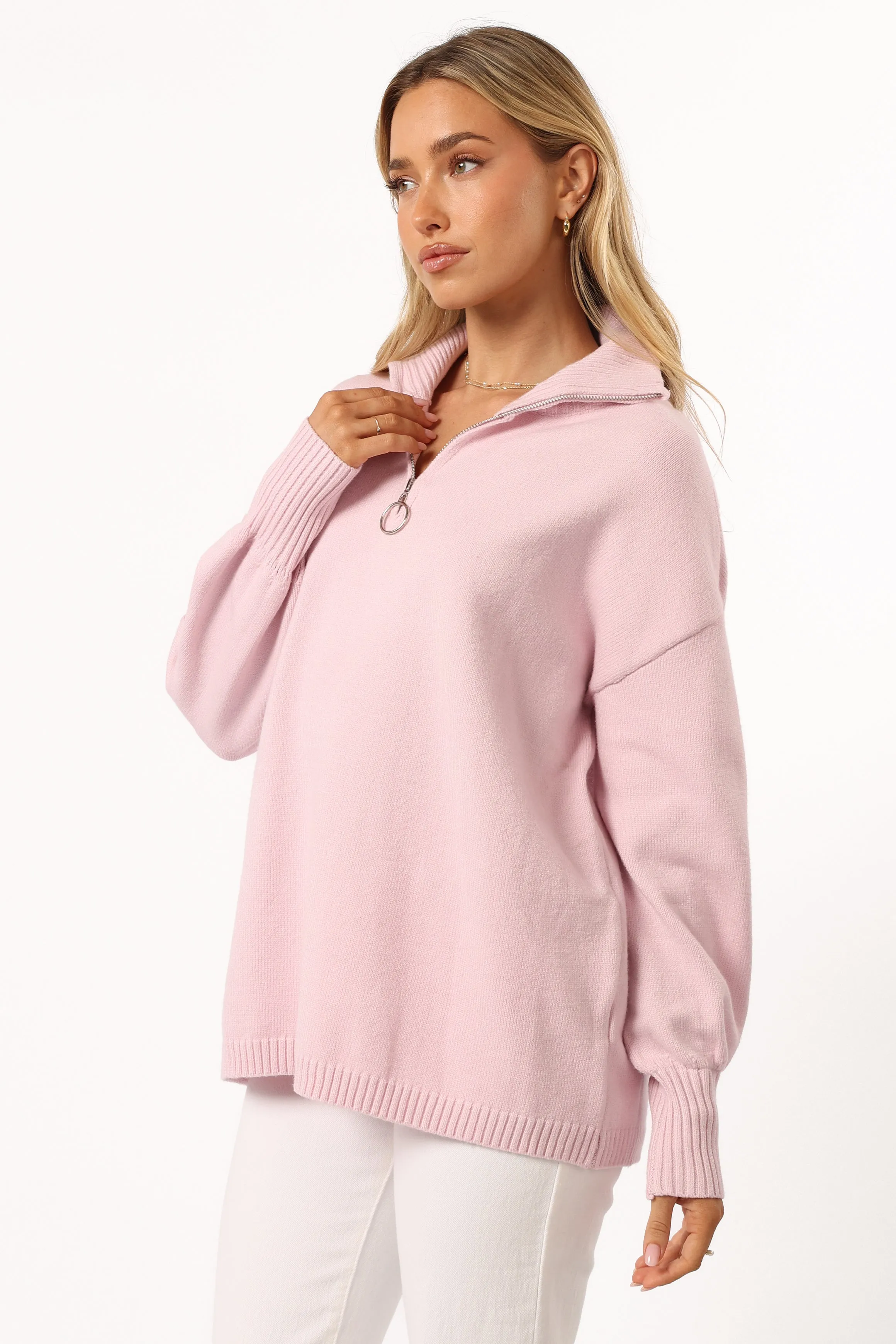 Whistler Knit Sweater - Pink sold by Petal & Pup product image thumbnail 4