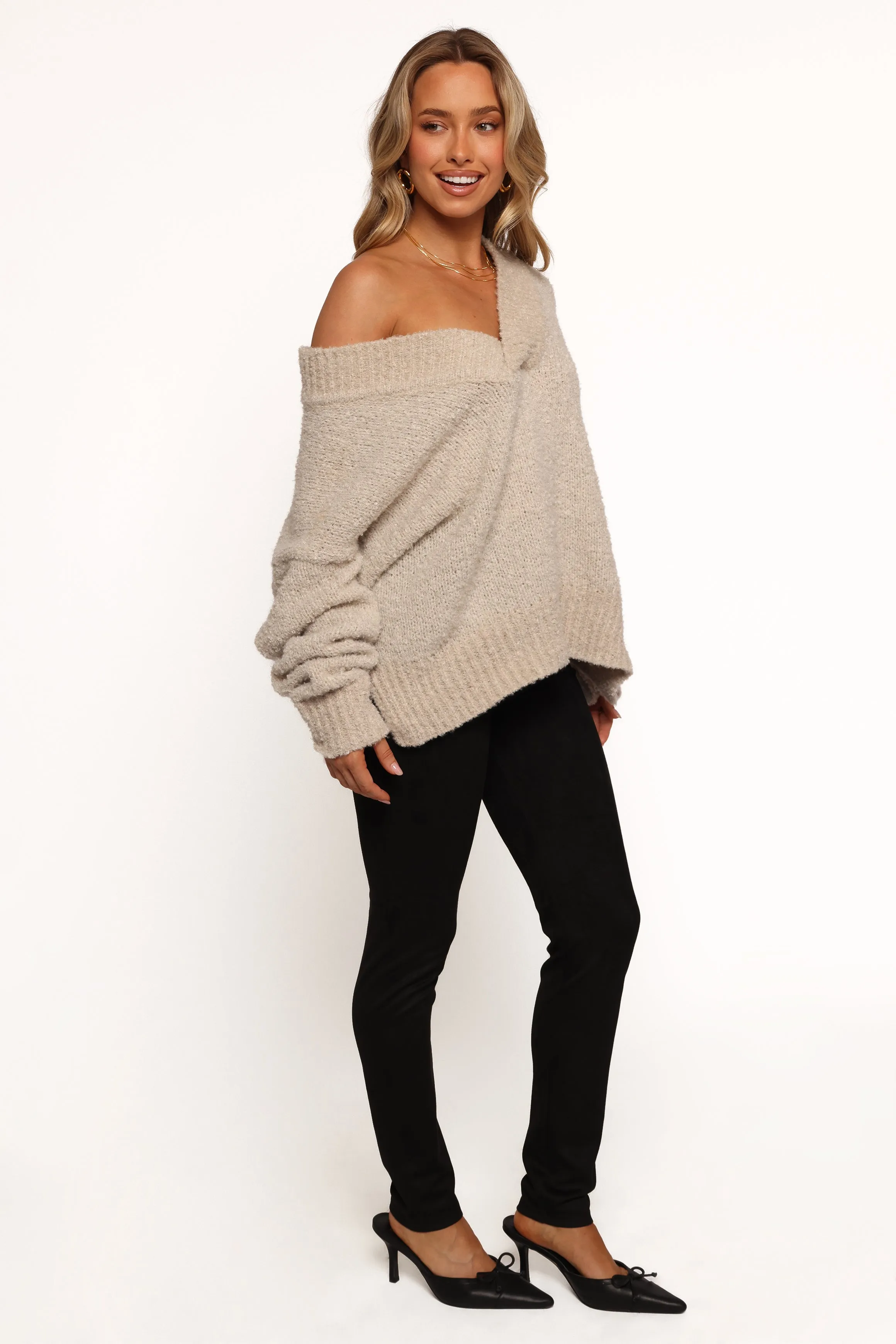 Carolyn Faux Suede Pant - Black sold by Petal & Pup product image thumbnail 5