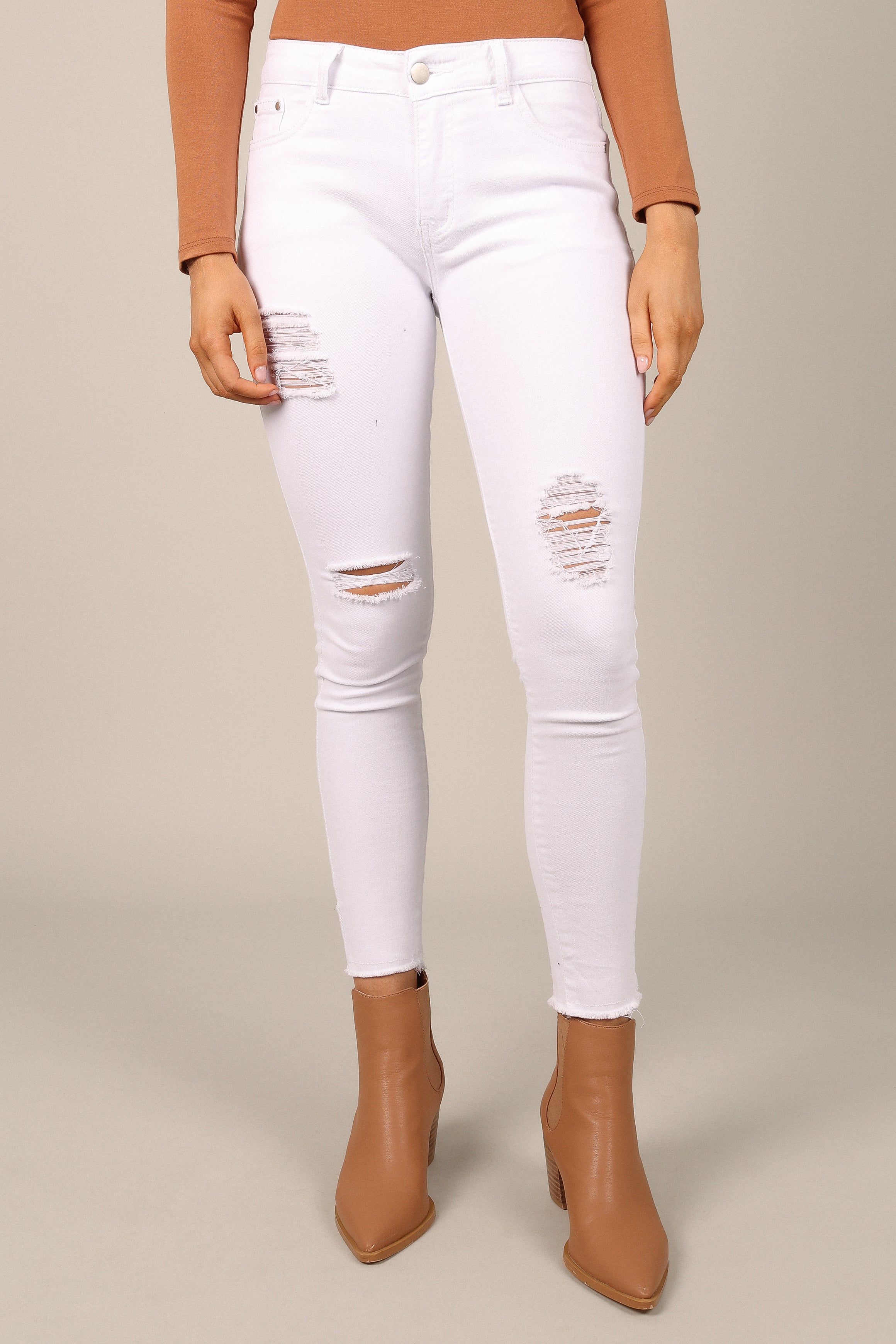 Jamie Jeans - White sold by Petal & Pup product image thumbnail 4