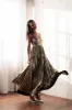 Naira Pleated Maxi Dress - Gold sold by Petal & Pup