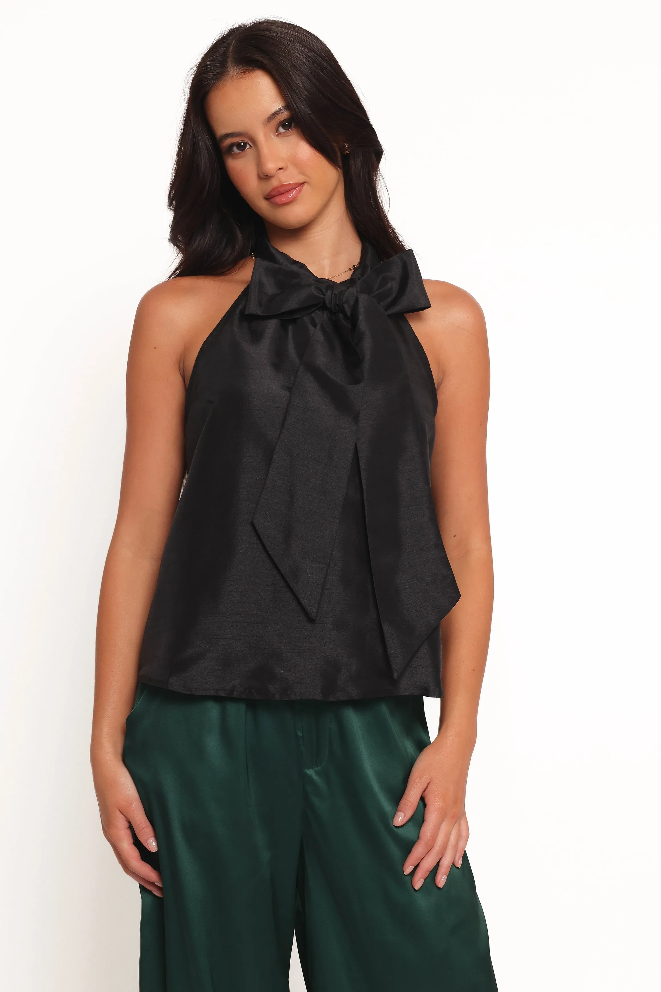 Faith Bow Top - Black sold by Petal & Pup product image thumbnail 3