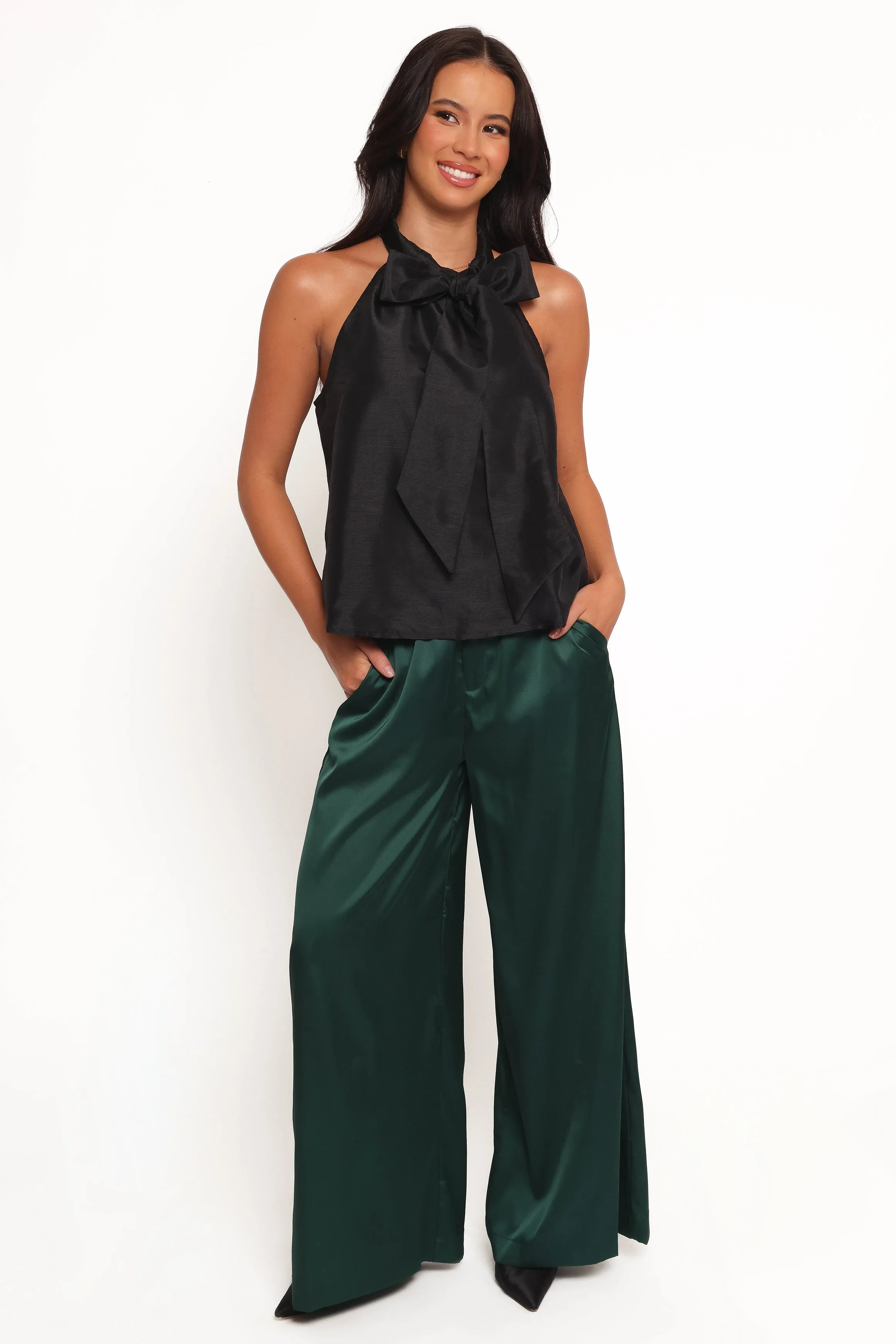 Faith Bow Top - Black sold by Petal & Pup product image thumbnail 4