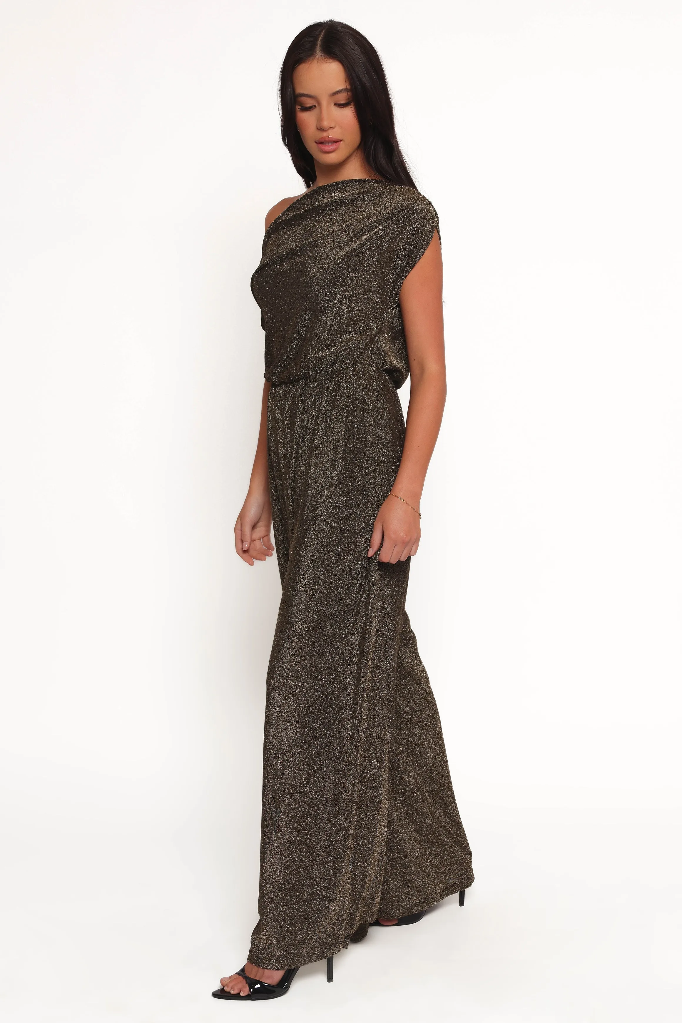 Noelle Jumpsuit - Gold Black sold by Petal & Pup product image thumbnail 4