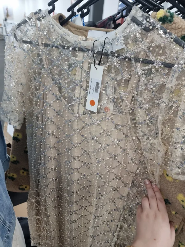 Silvie Midi Dress - Light Taupe sold by Petal & Pup