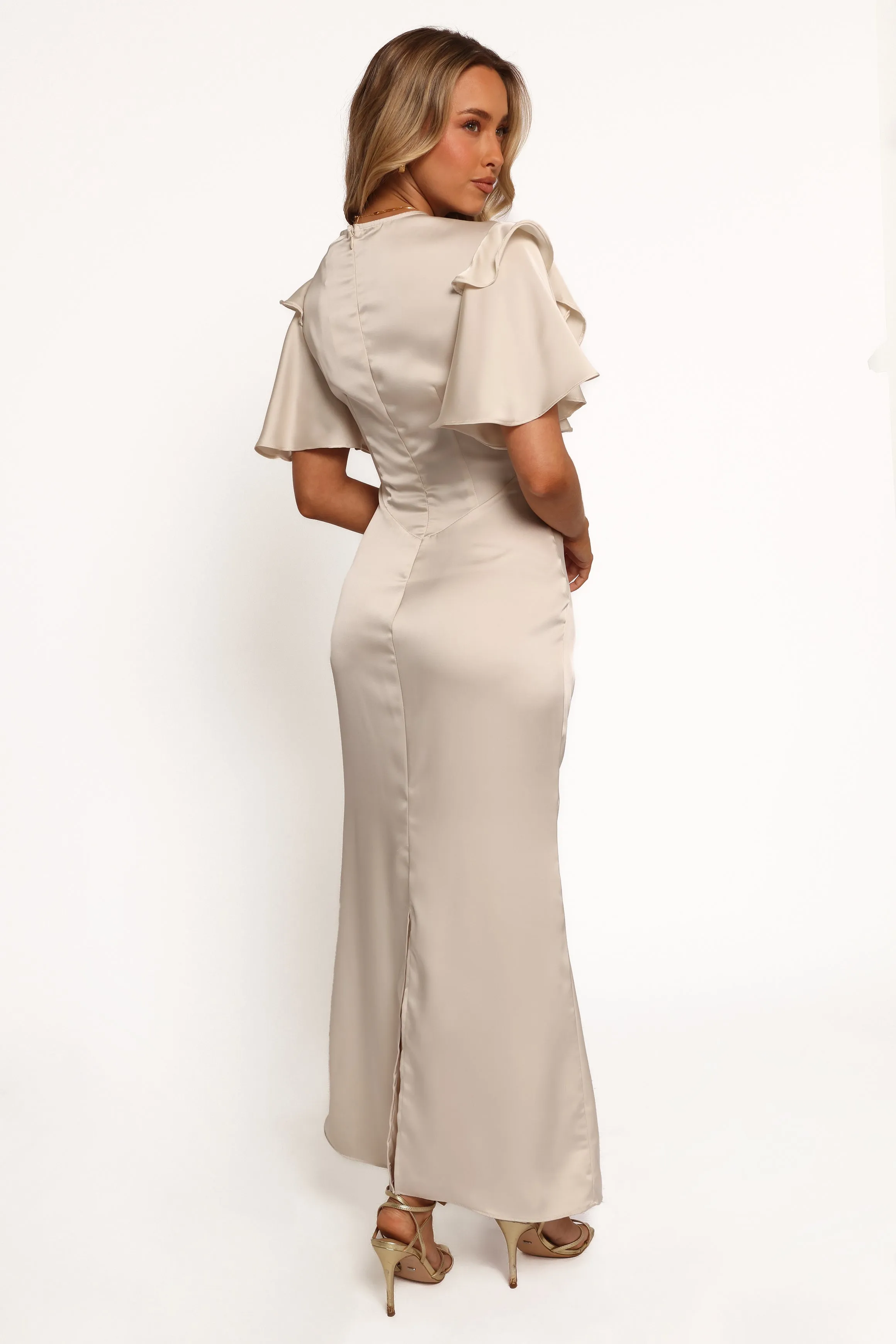 Georgiana Maxi Dress - Dove sold by Petal & Pup product image thumbnail 5
