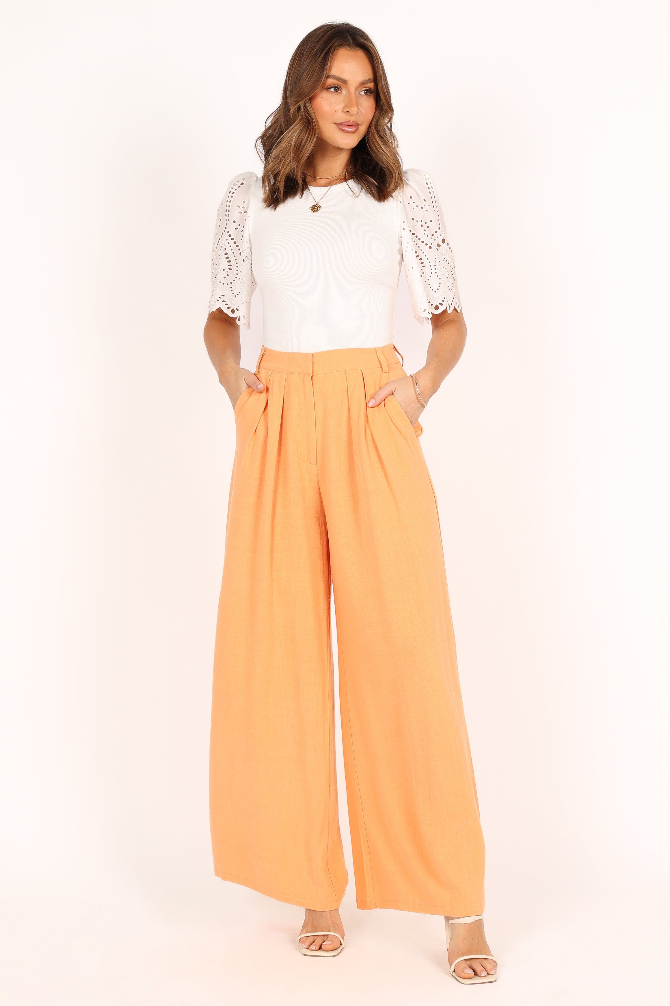 Marietta Ribbed Top - White sold by Petal & Pup product image thumbnail 3