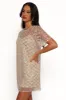 Silvie Mini Dress - Light Taupe sold by Petal & Pup
