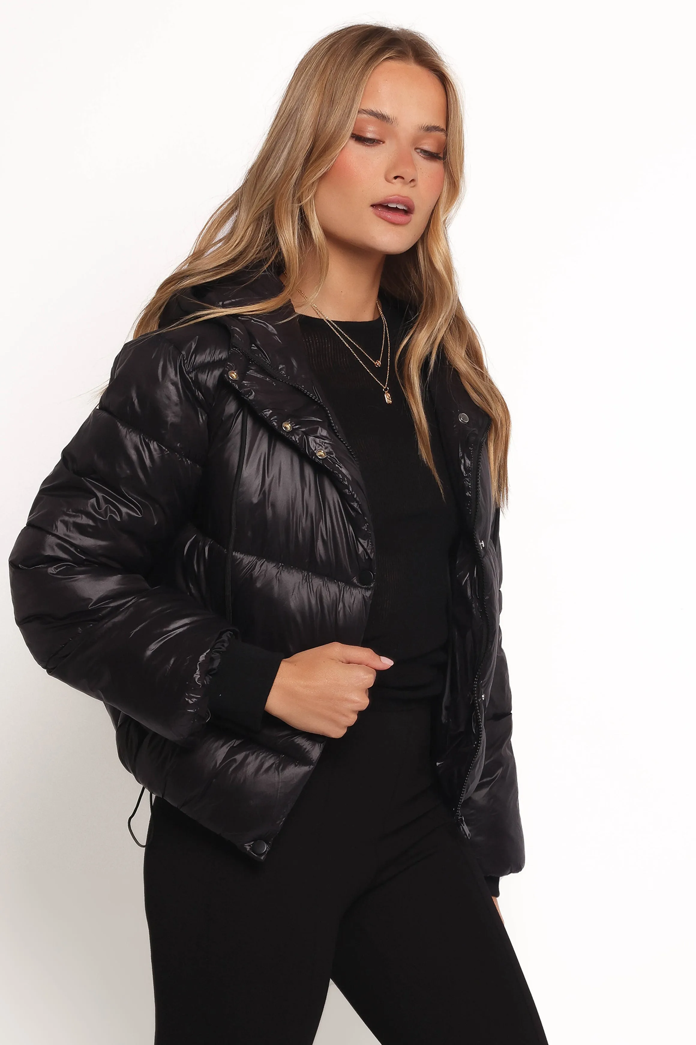 Archie Puffer Jacket - Black sold by Petal & Pup product image thumbnail 5